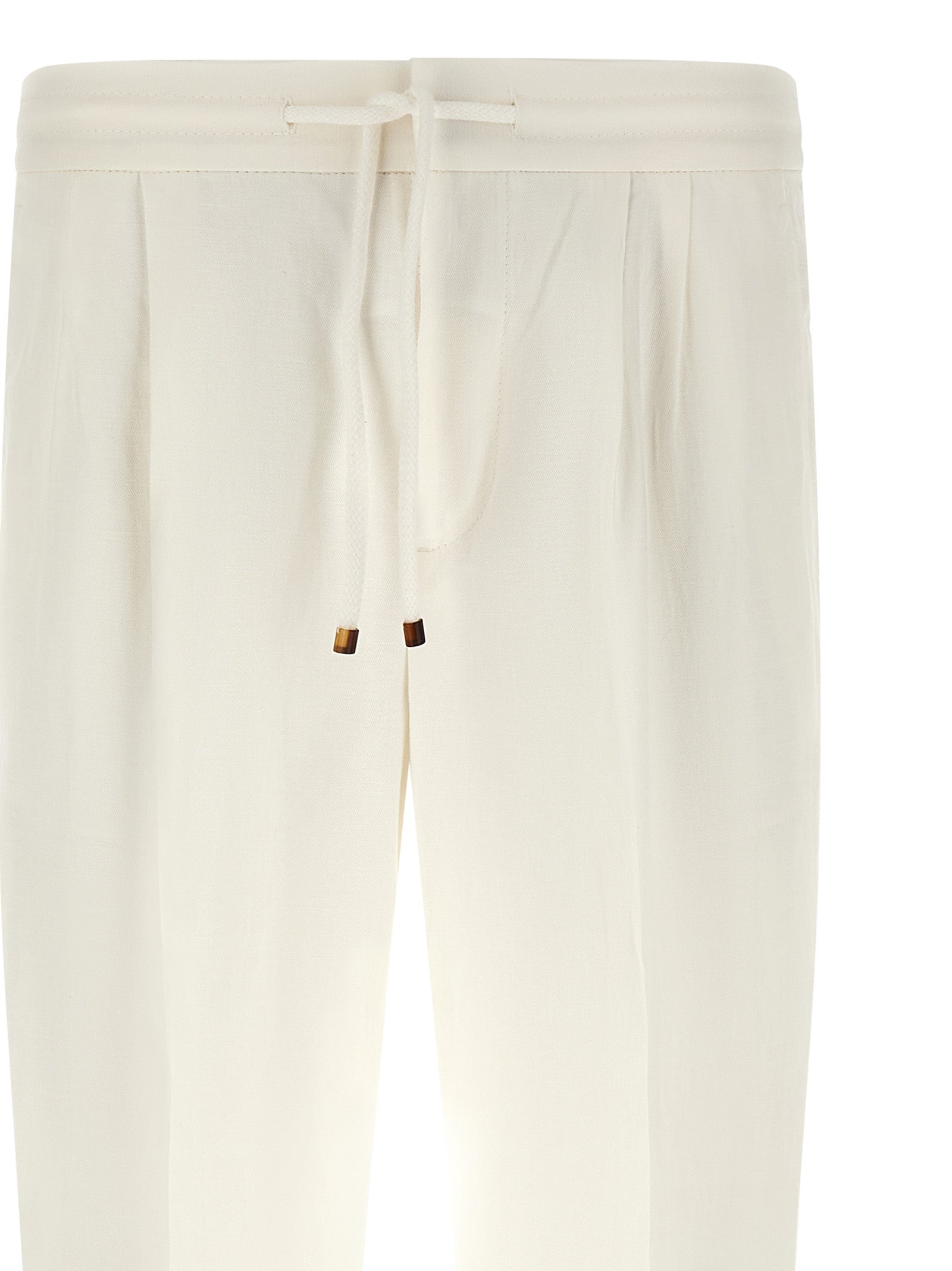 Brunello Cucinelli Men Linen Trousers BRUNELLO CUCINELLI