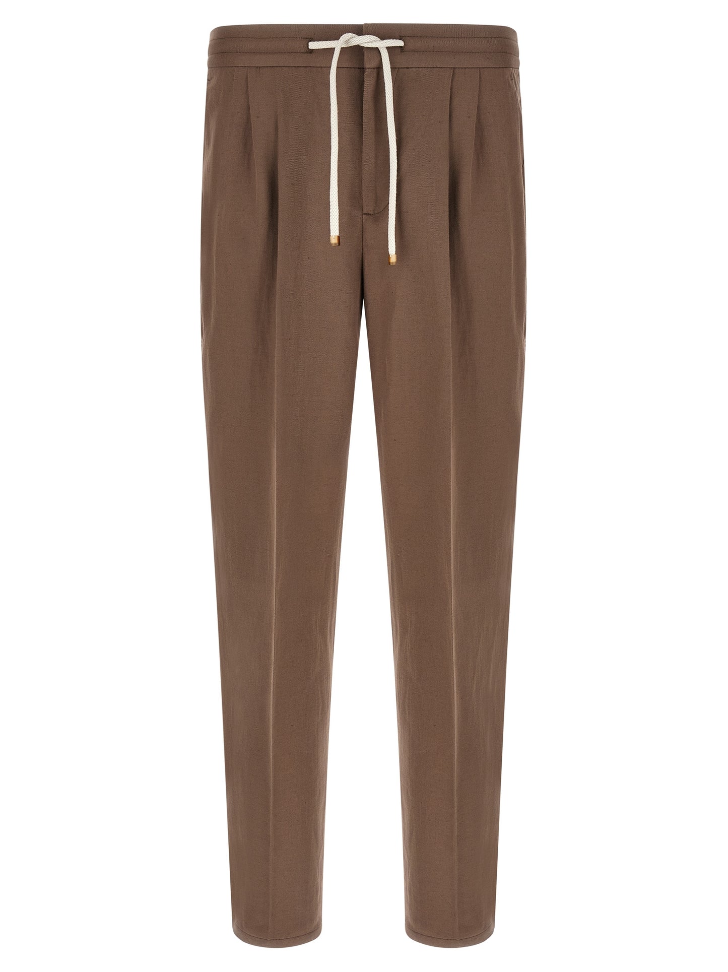 Brunello Cucinelli Men Linen Trousers BRUNELLO CUCINELLI