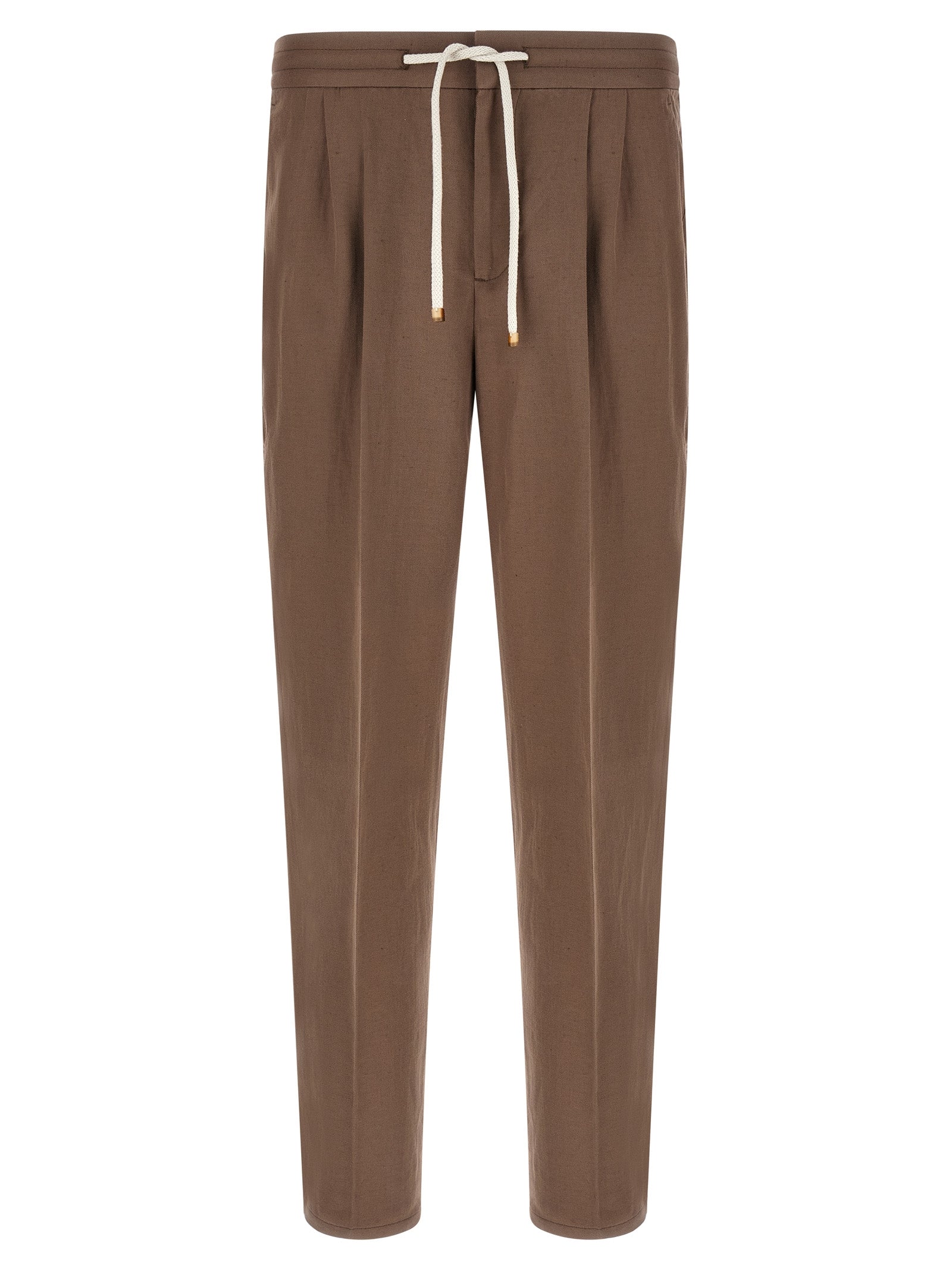 Brunello Cucinelli Men Linen Trousers BRUNELLO CUCINELLI