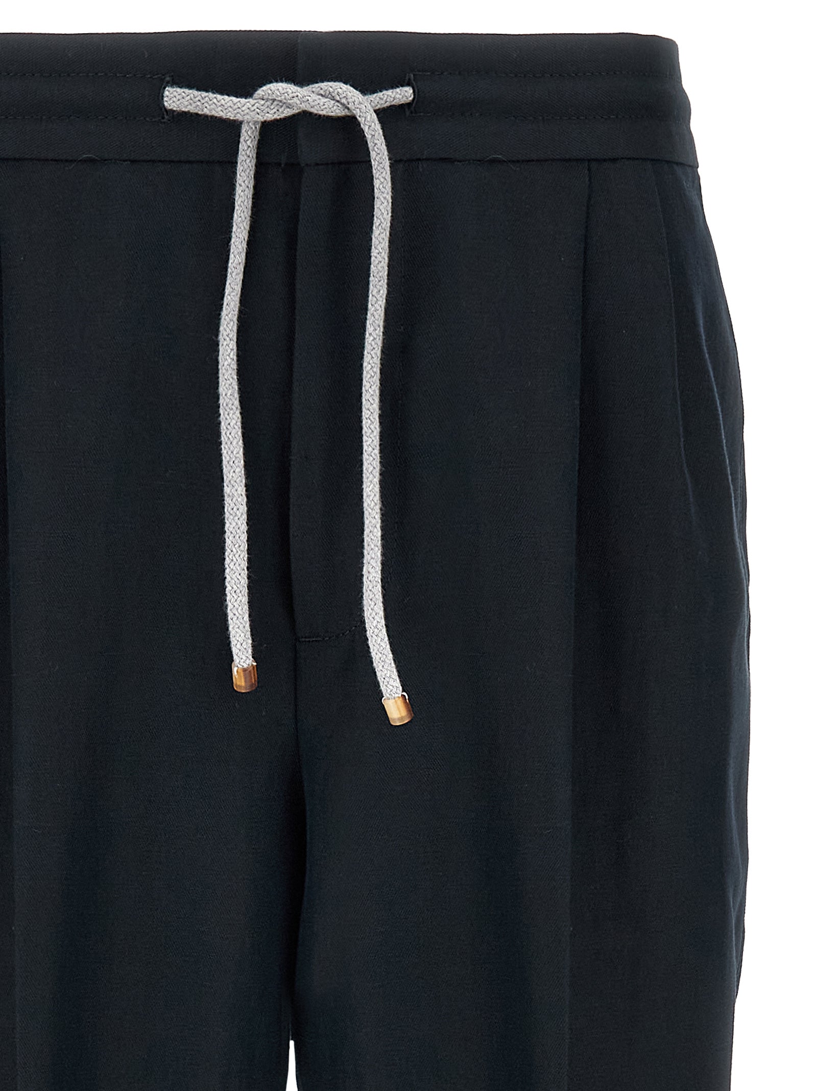 Brunello Cucinelli Men Linen Trousers BRUNELLO CUCINELLI