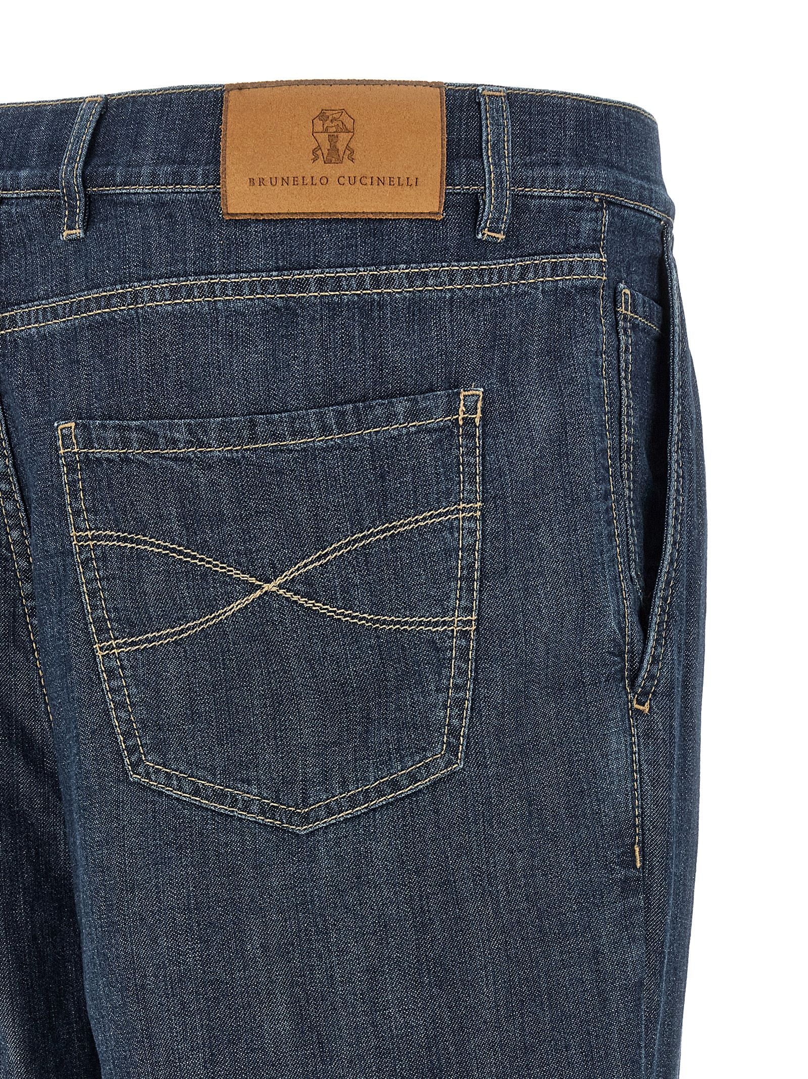 Brunello Cucinelli Men Denim Pants BRUNELLO CUCINELLI