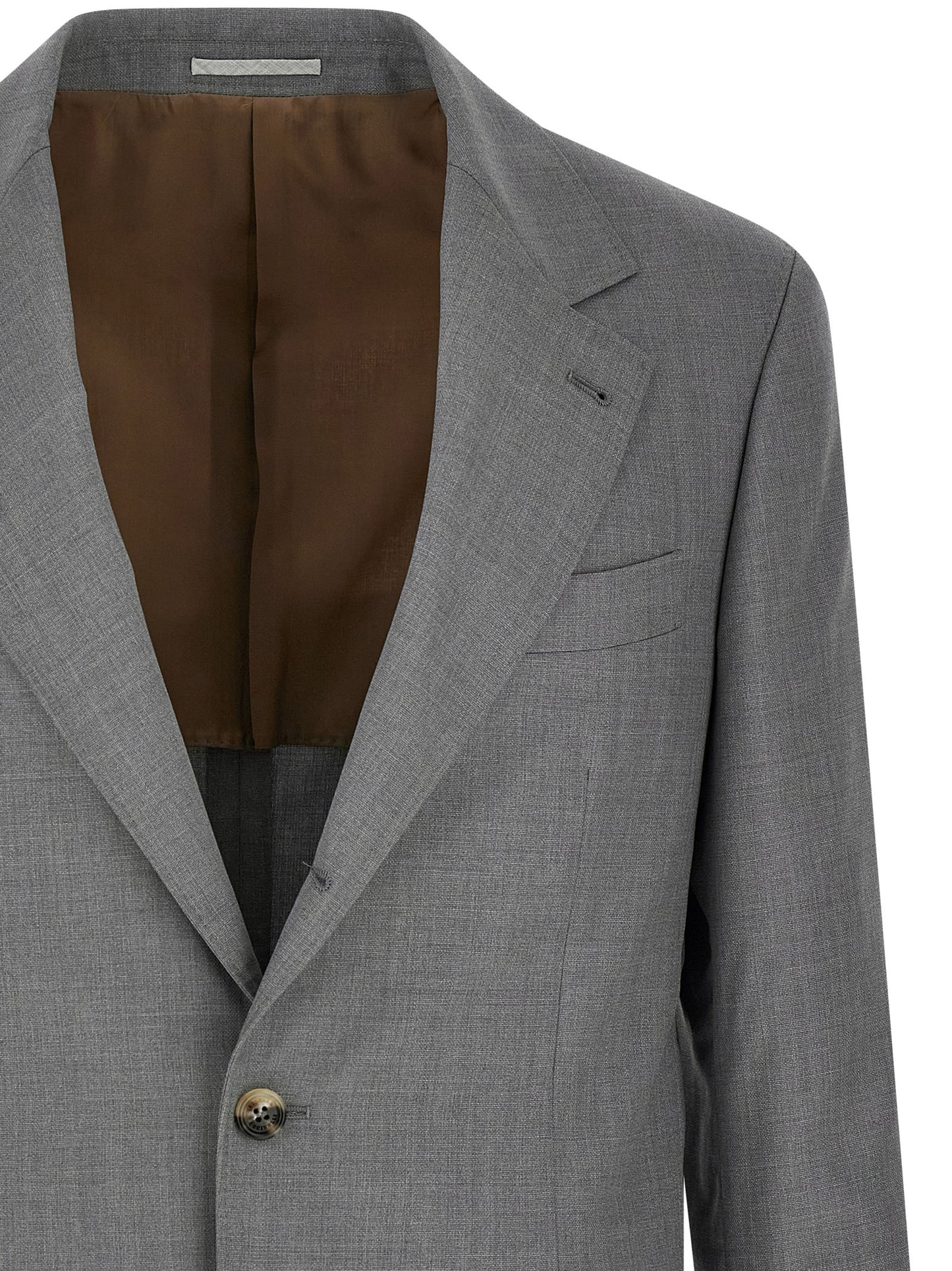 Brunello Cucinelli Men Hopsack Blazer BRUNELLO CUCINELLI