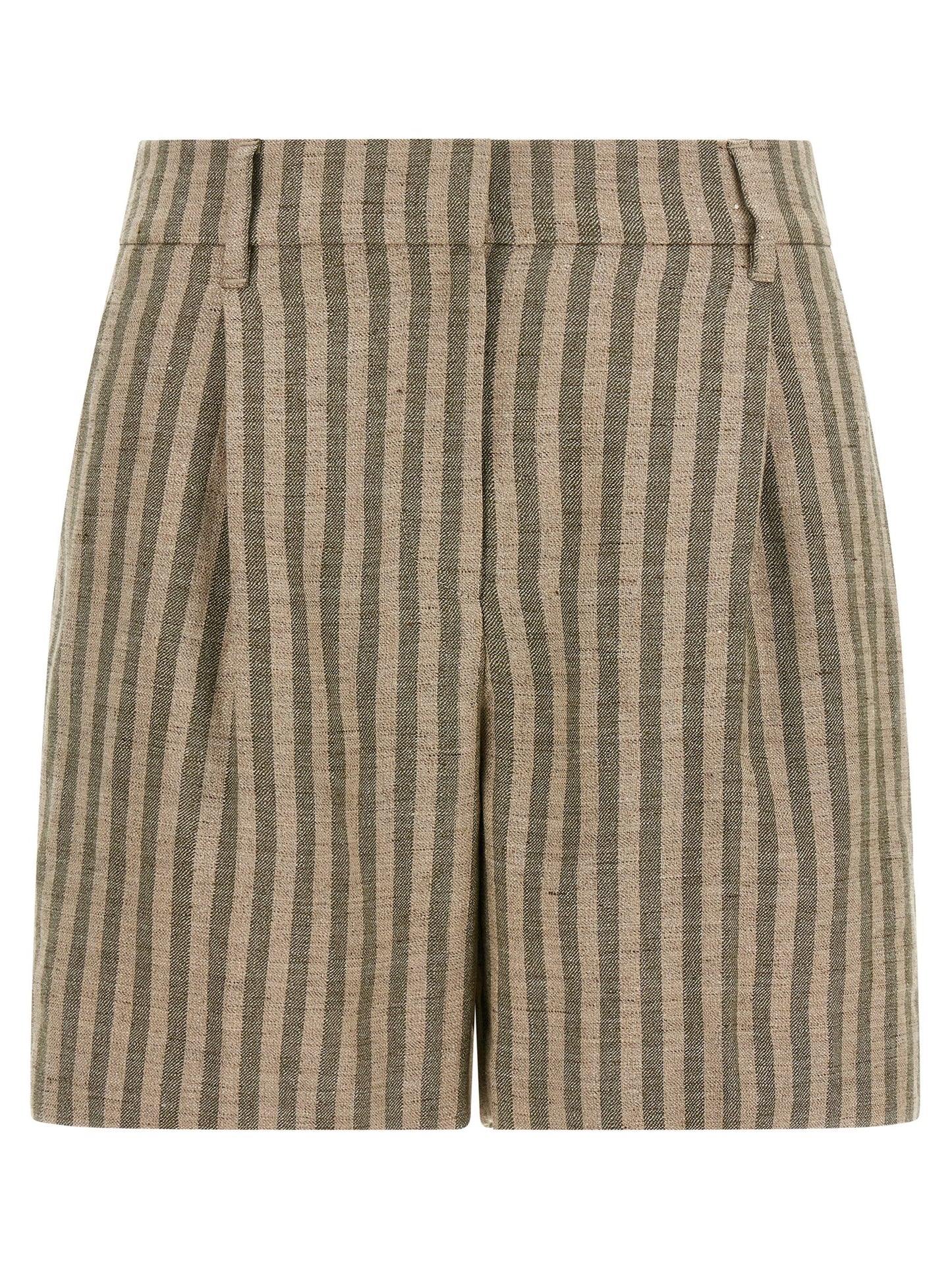 Brunello Cucinelli Women Striped Bermuda Shorts BRUNELLO CUCINELLI