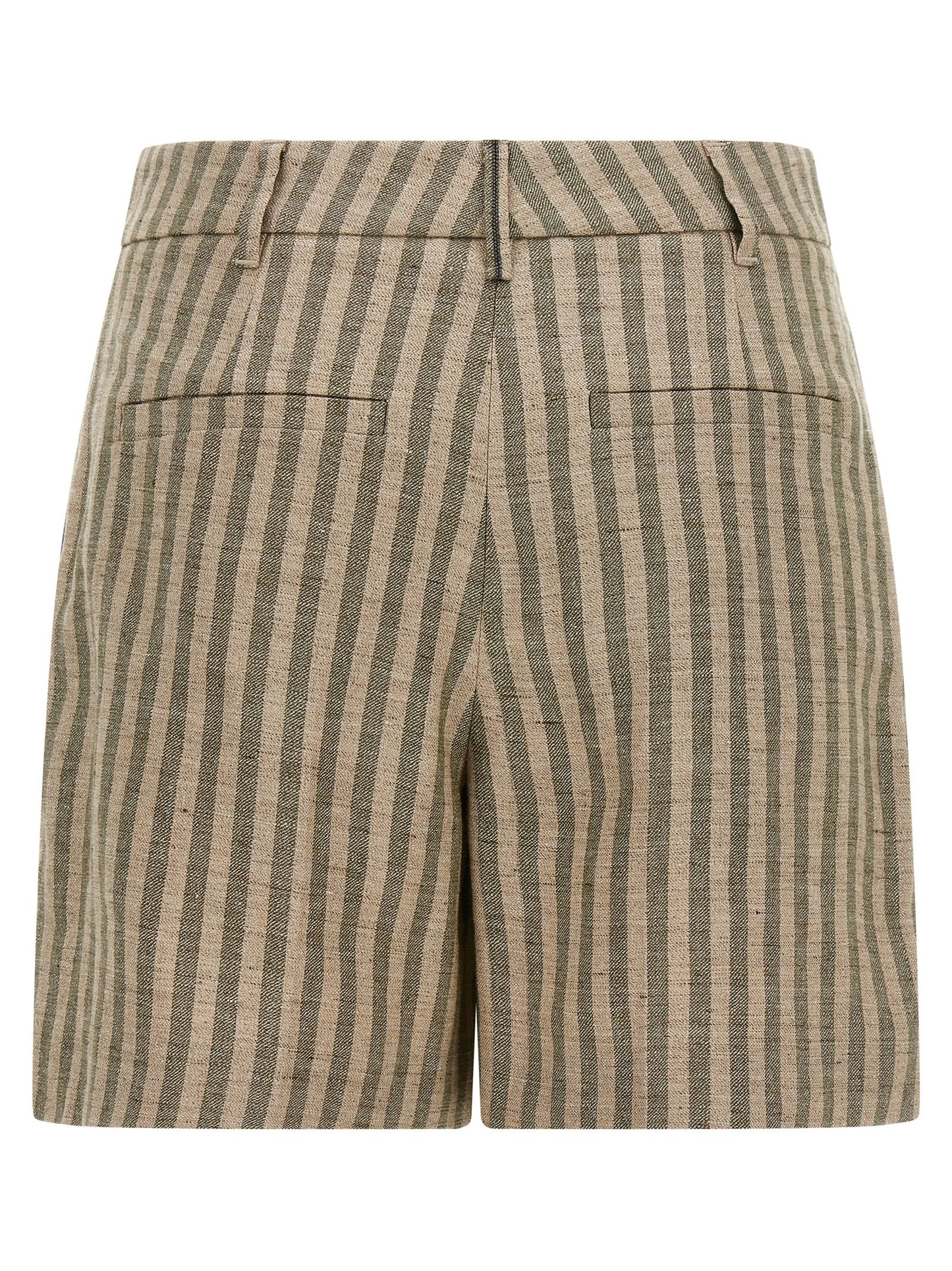 Brunello Cucinelli Women Striped Bermuda Shorts BRUNELLO CUCINELLI