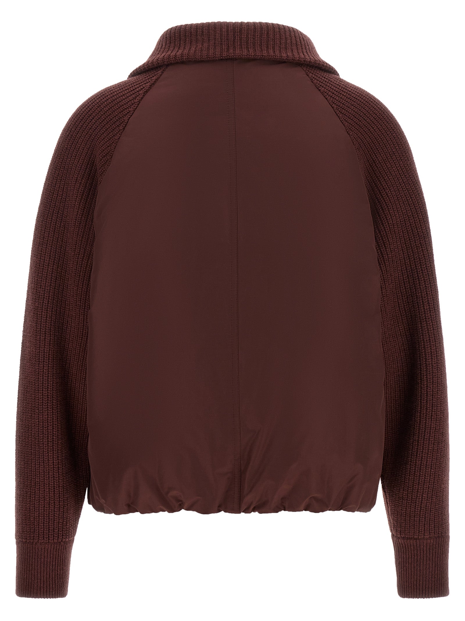 Brunello Cucinelli Women 'Shiny Zipper Pull' Down Jacket BRUNELLO CUCINELLI