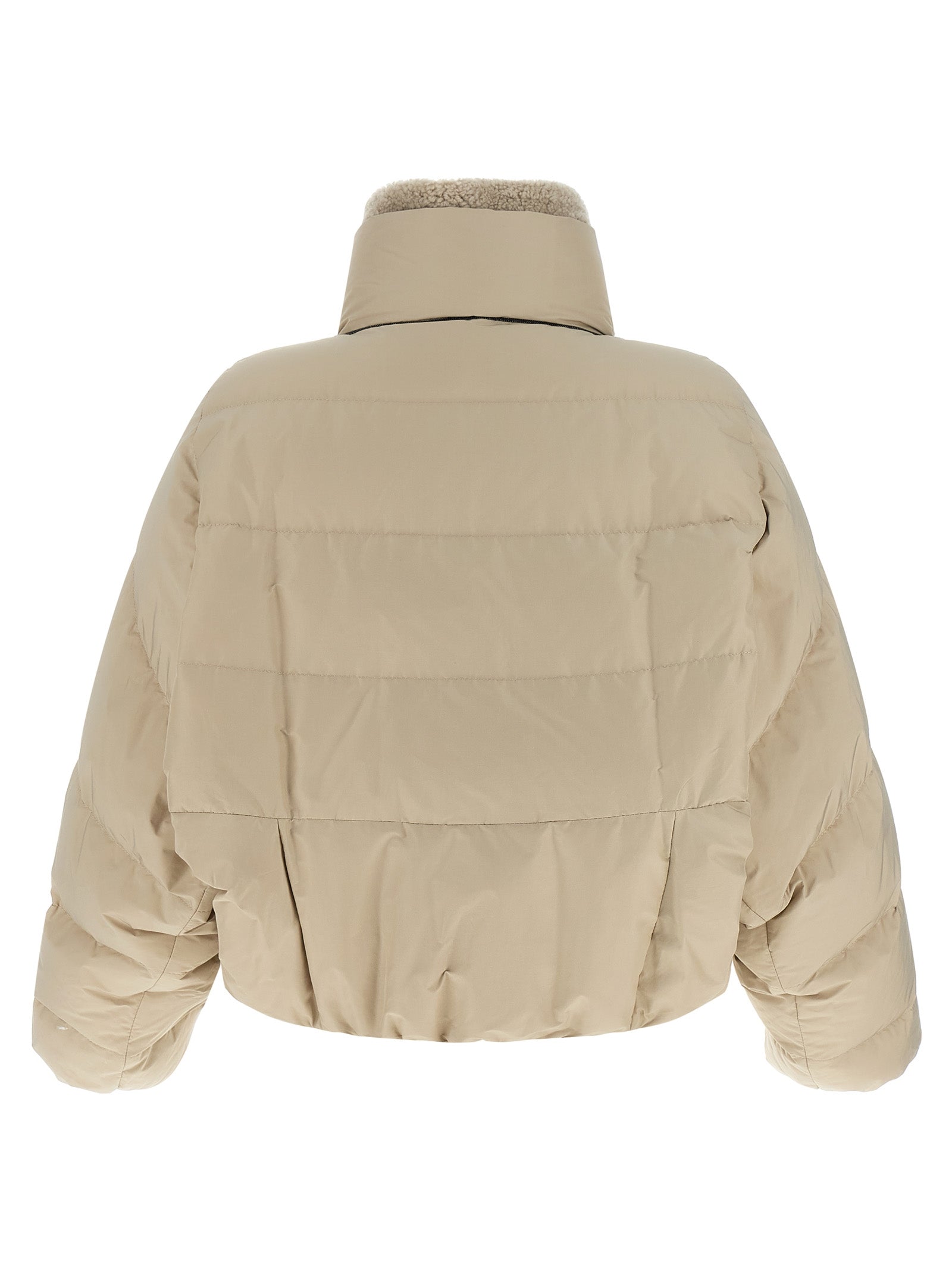 Brunello Cucinelli Women Cropped Down Jacket BRUNELLO CUCINELLI