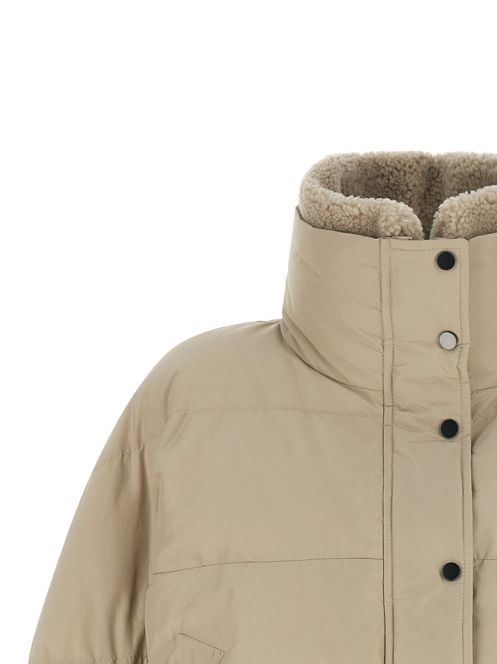 Brunello Cucinelli Women Cropped Down Jacket BRUNELLO CUCINELLI