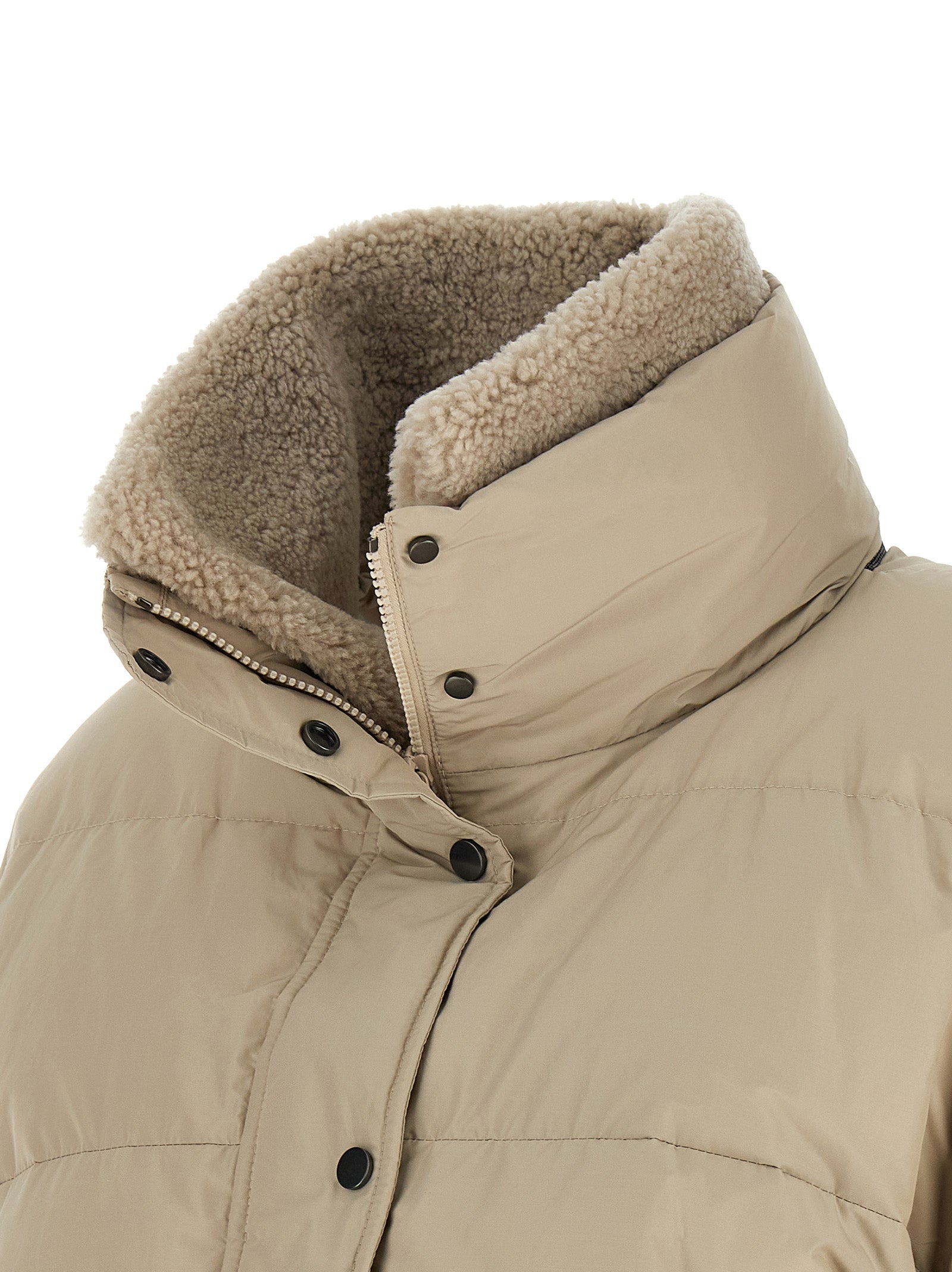 Brunello Cucinelli Women Cropped Down Jacket BRUNELLO CUCINELLI