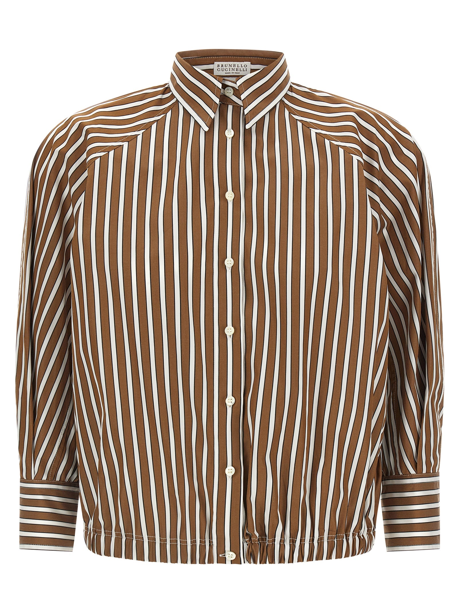 Brunello Cucinelli Women 'Shadow' Striped Shirt BRUNELLO CUCINELLI