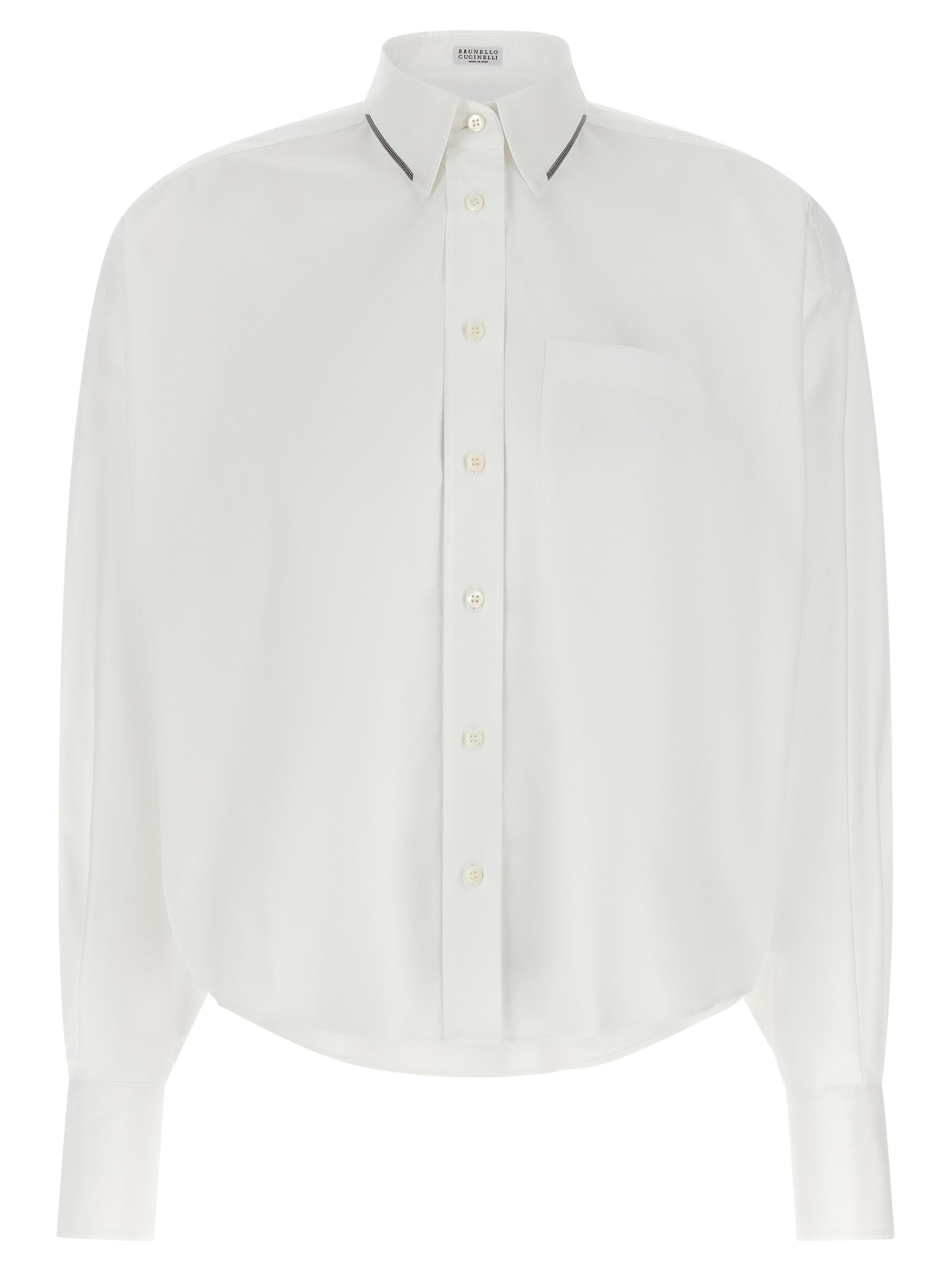 Brunello Cucinelli Women 'Shiny Trim' Shirt BRUNELLO CUCINELLI