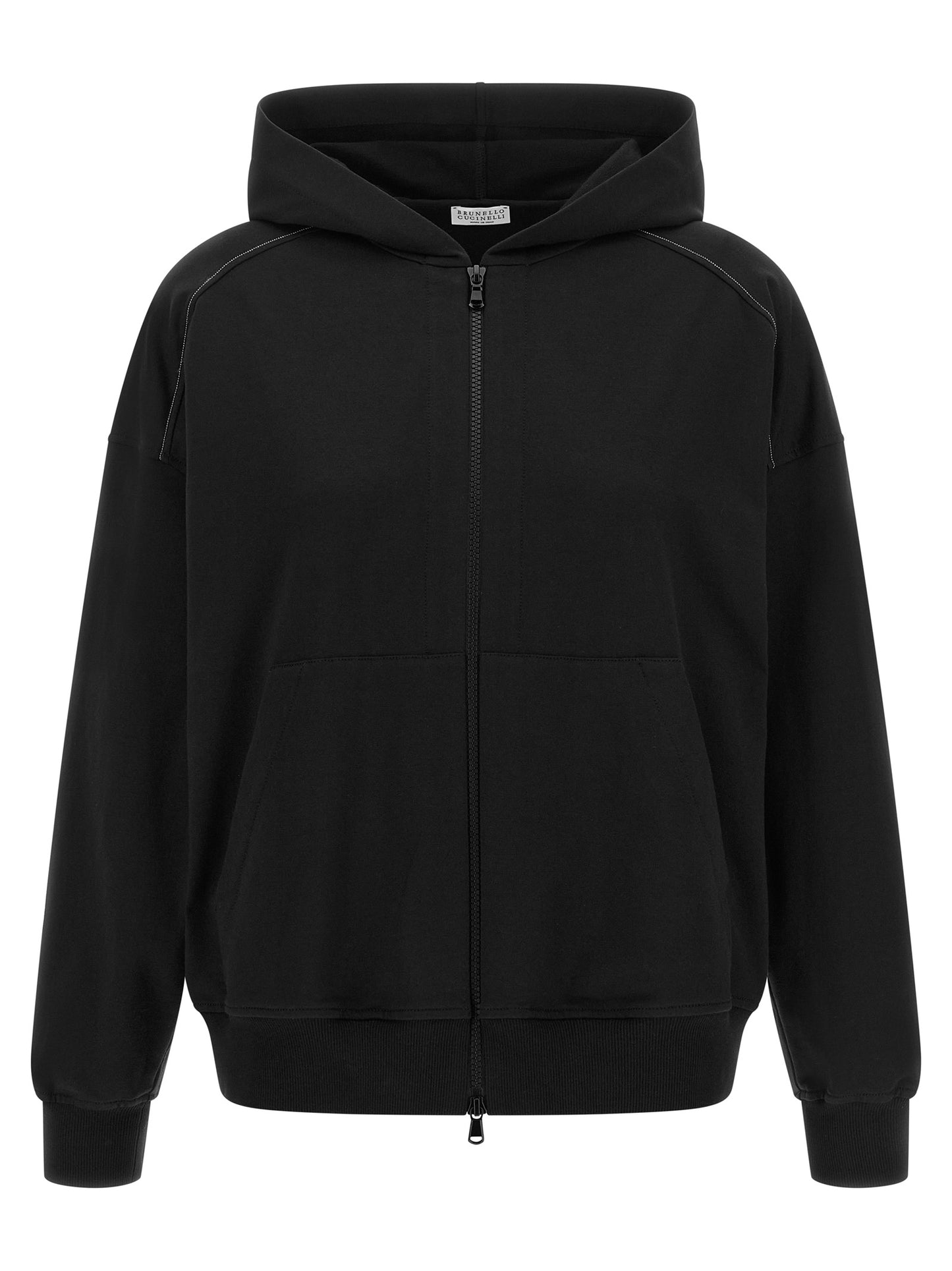 Brunello Cucinelli Women 'Shiny Trims' Hoodie BRUNELLO CUCINELLI