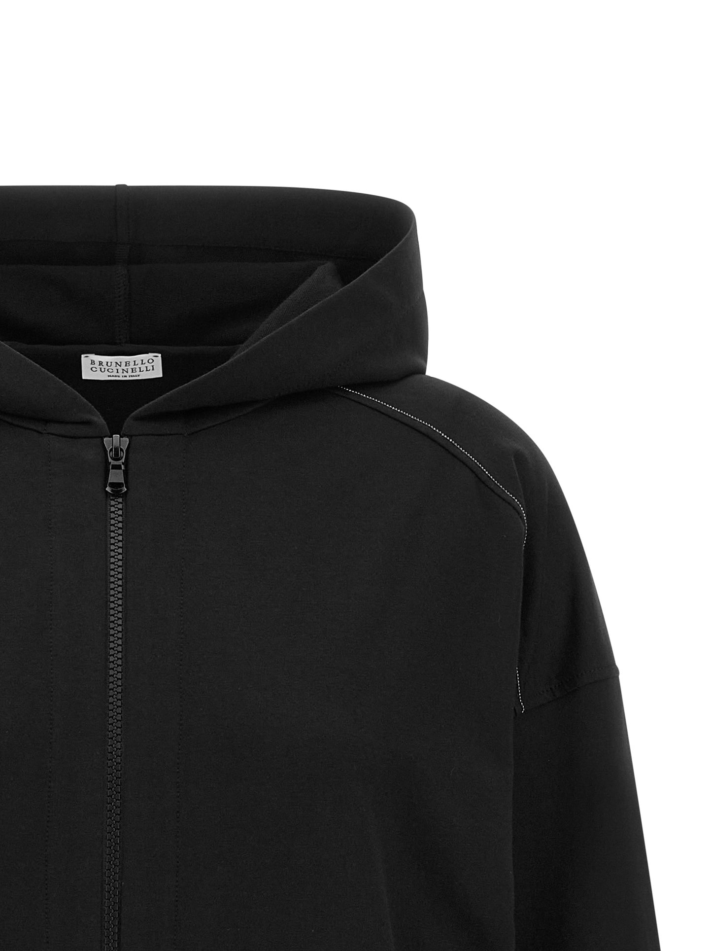 Brunello Cucinelli Women 'Shiny Trims' Hoodie BRUNELLO CUCINELLI
