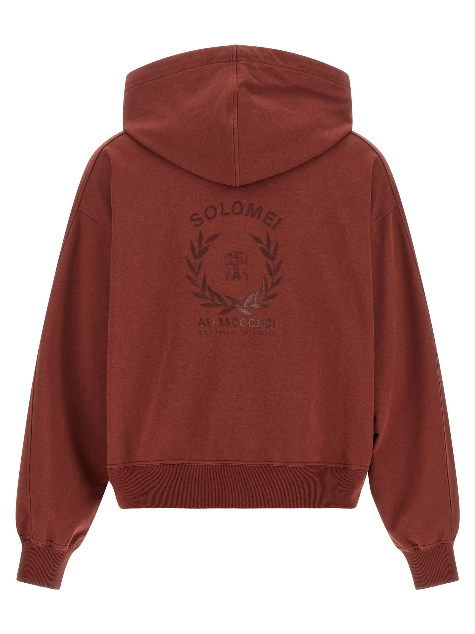 Brunello Cucinelli Women 'Solomei Ad Mcccxci' Hoodie BRUNELLO CUCINELLI