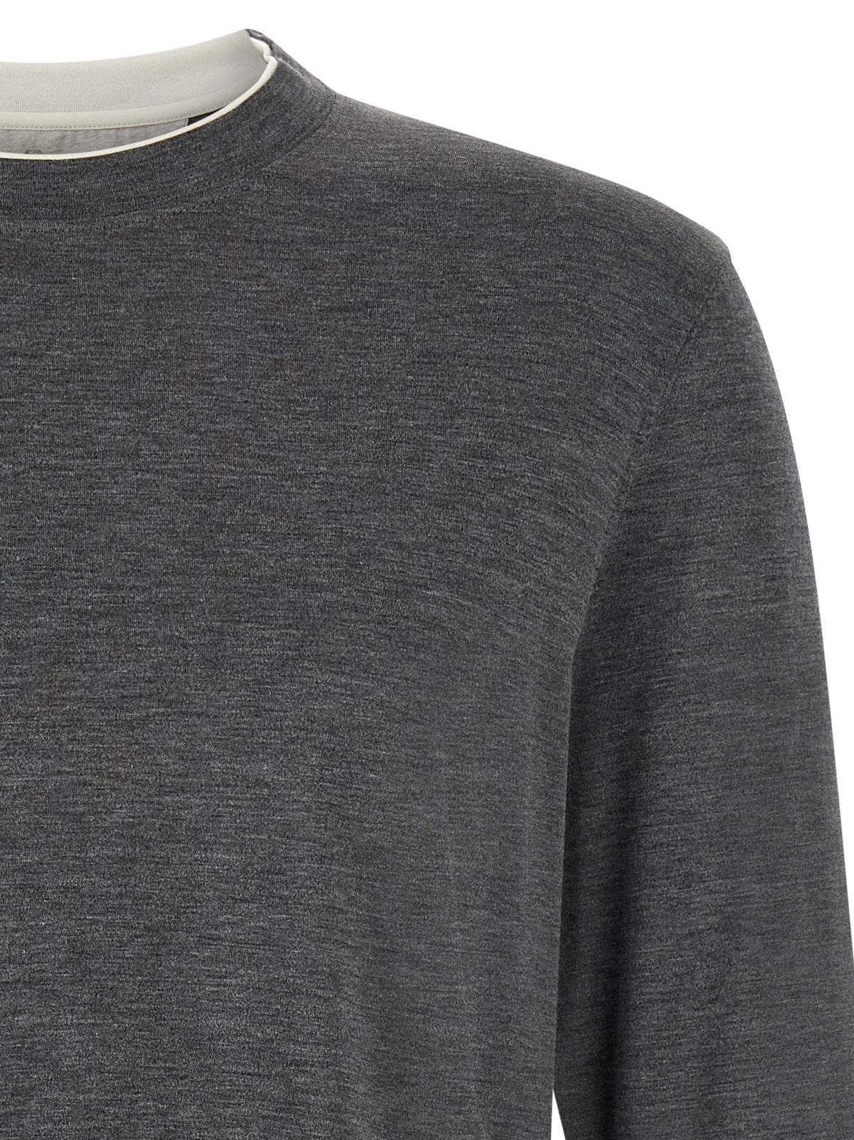 Brunello Cucinelli Men Silk And Cotton T-Shirt BRUNELLO CUCINELLI