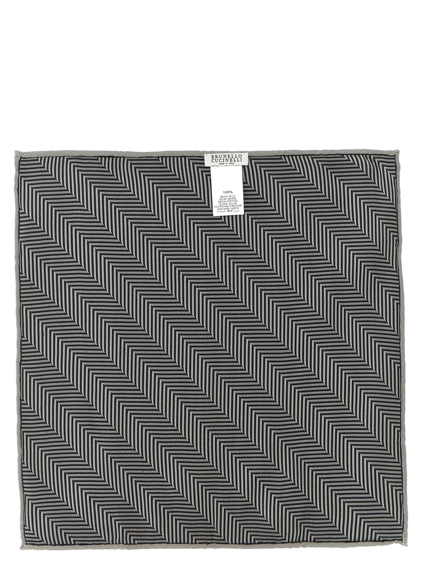 Brunello Cucinelli Men Chevron Pocket Clutch BRUNELLO CUCINELLI