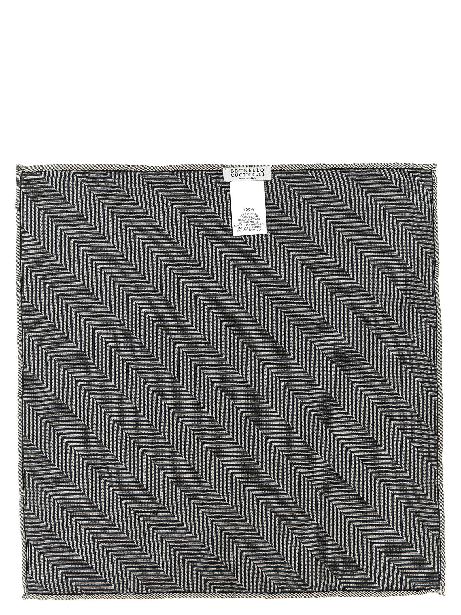 Brunello Cucinelli Men Chevron Pocket Clutch BRUNELLO CUCINELLI