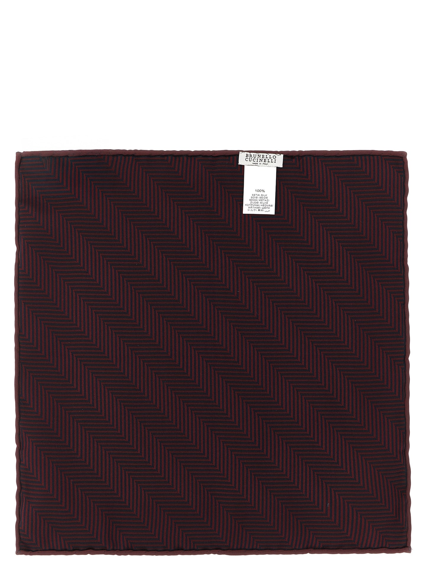 Brunello Cucinelli Men Chevron Pocket Clutch BRUNELLO CUCINELLI