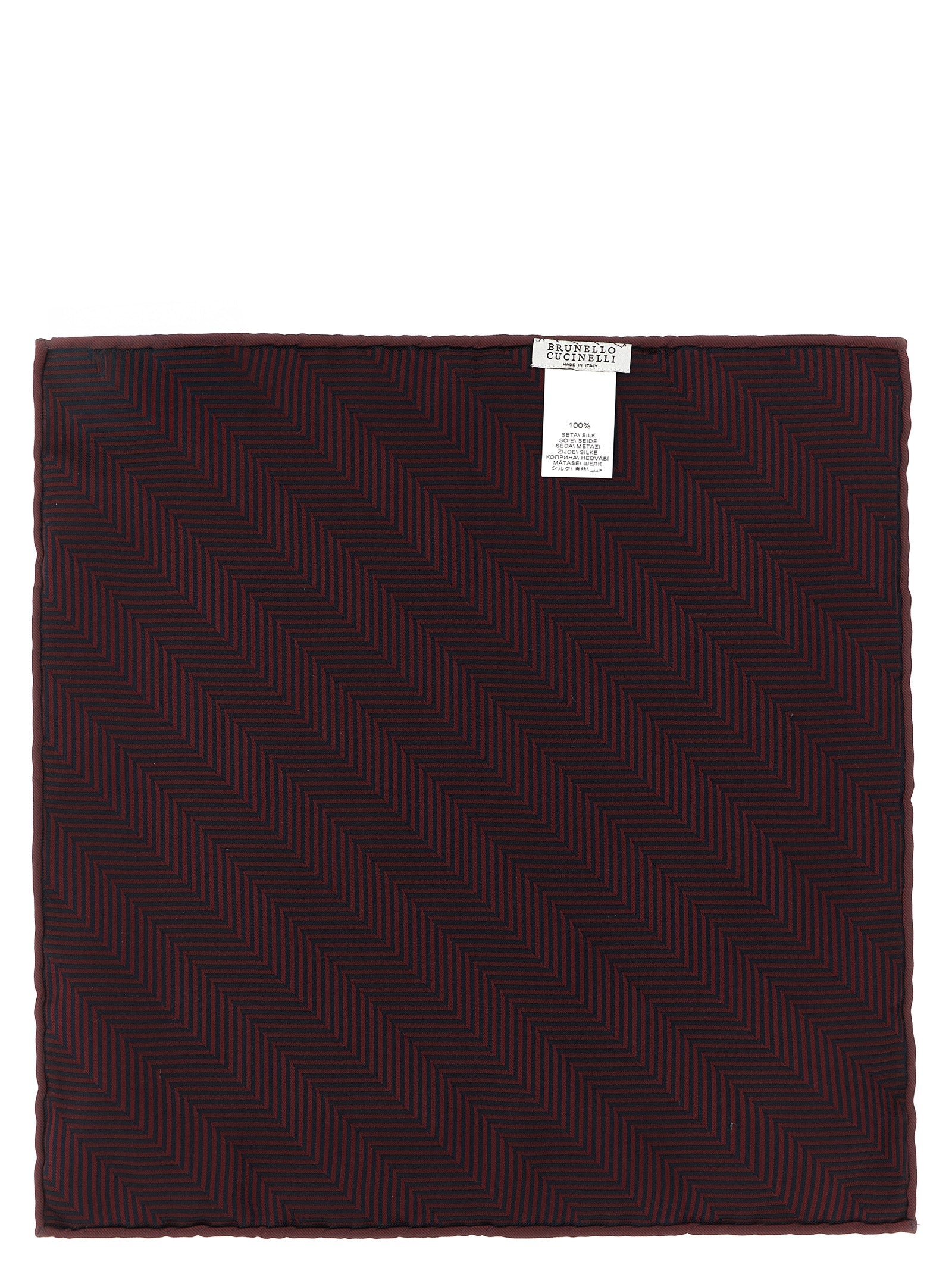 Brunello Cucinelli Men Chevron Pocket Clutch BRUNELLO CUCINELLI