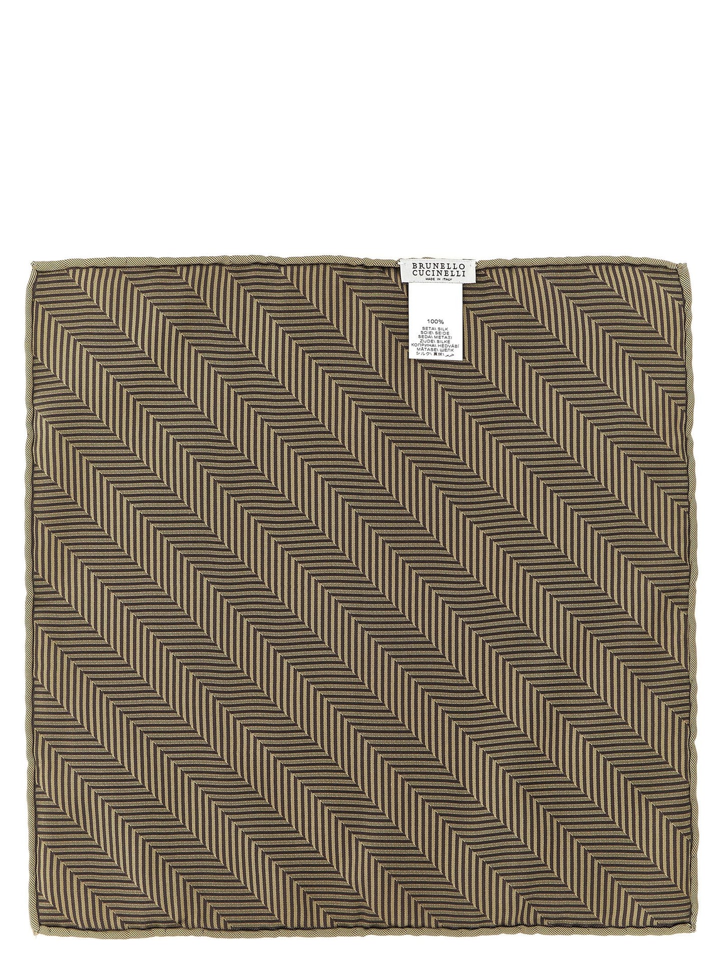 Brunello Cucinelli Men Chevron Pocket Clutch BRUNELLO CUCINELLI