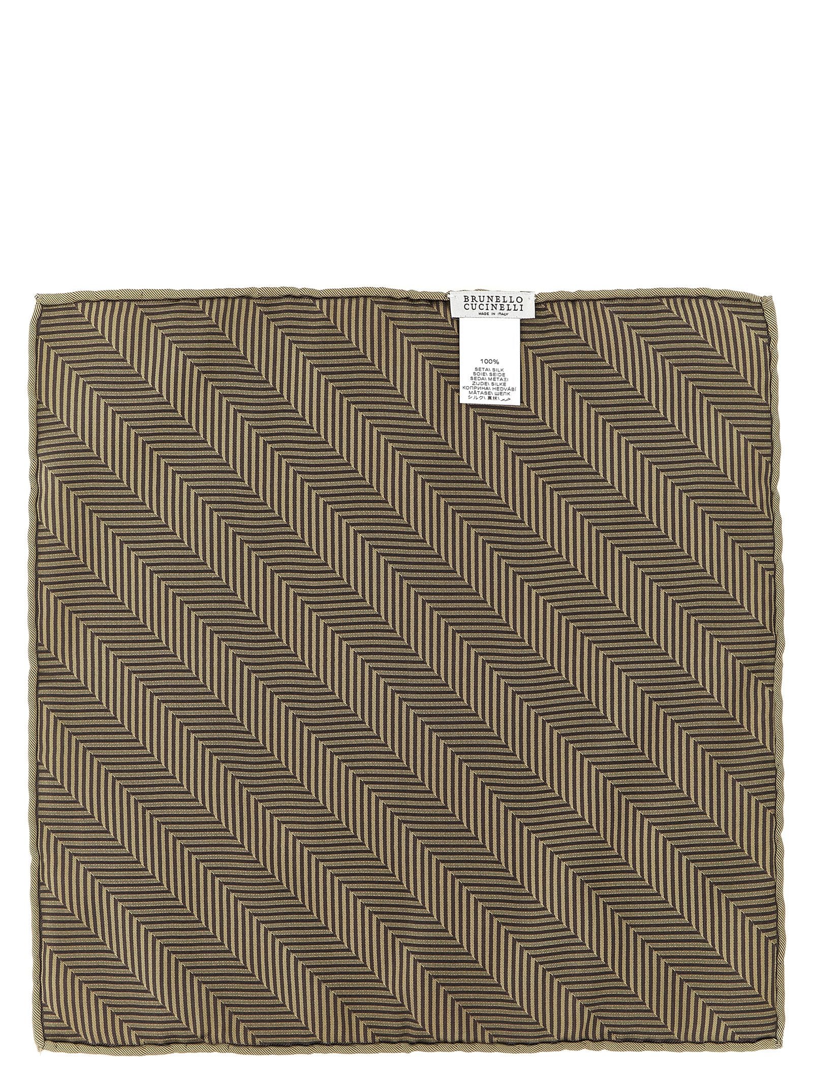 Brunello Cucinelli Men Chevron Pocket Clutch BRUNELLO CUCINELLI