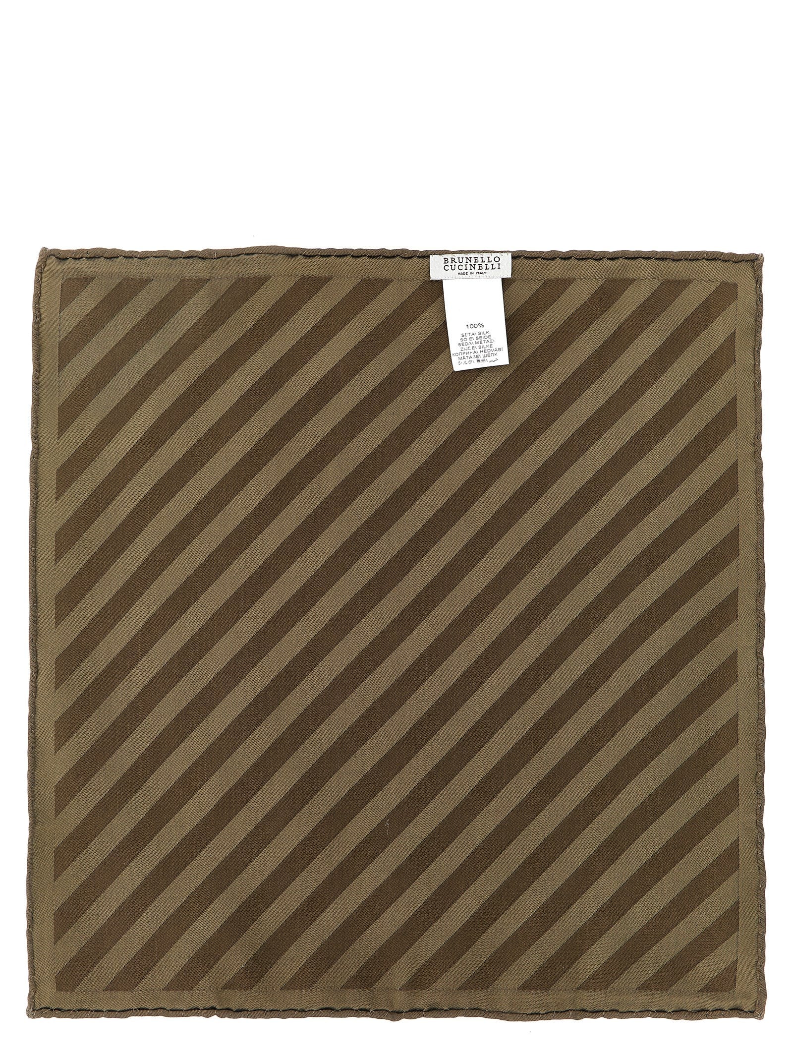 Brunello Cucinelli Men Regimental Pocket Clutch BRUNELLO CUCINELLI