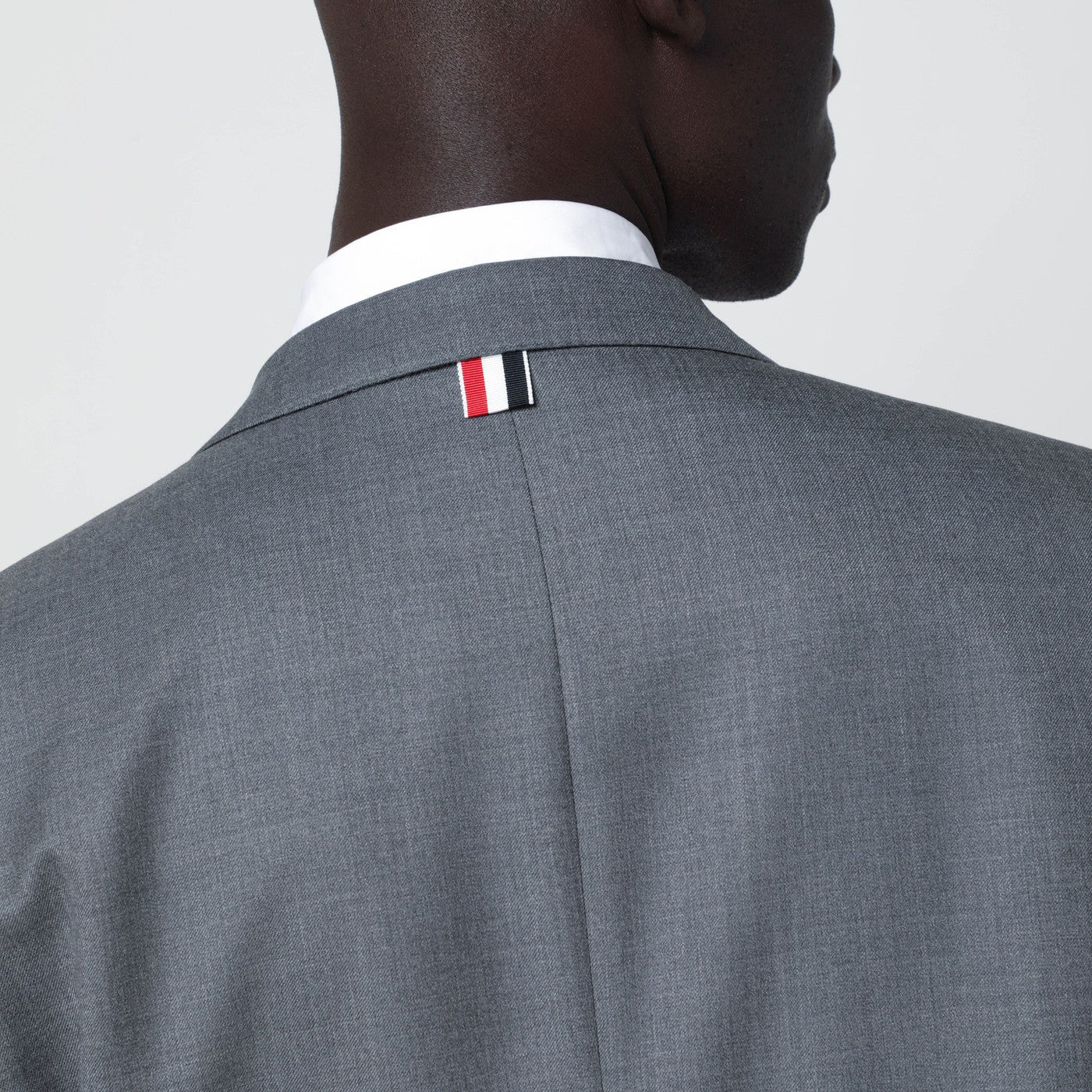 Thom Browne Grey Single-Breasted Wool Jacket Men THOM BROWNE