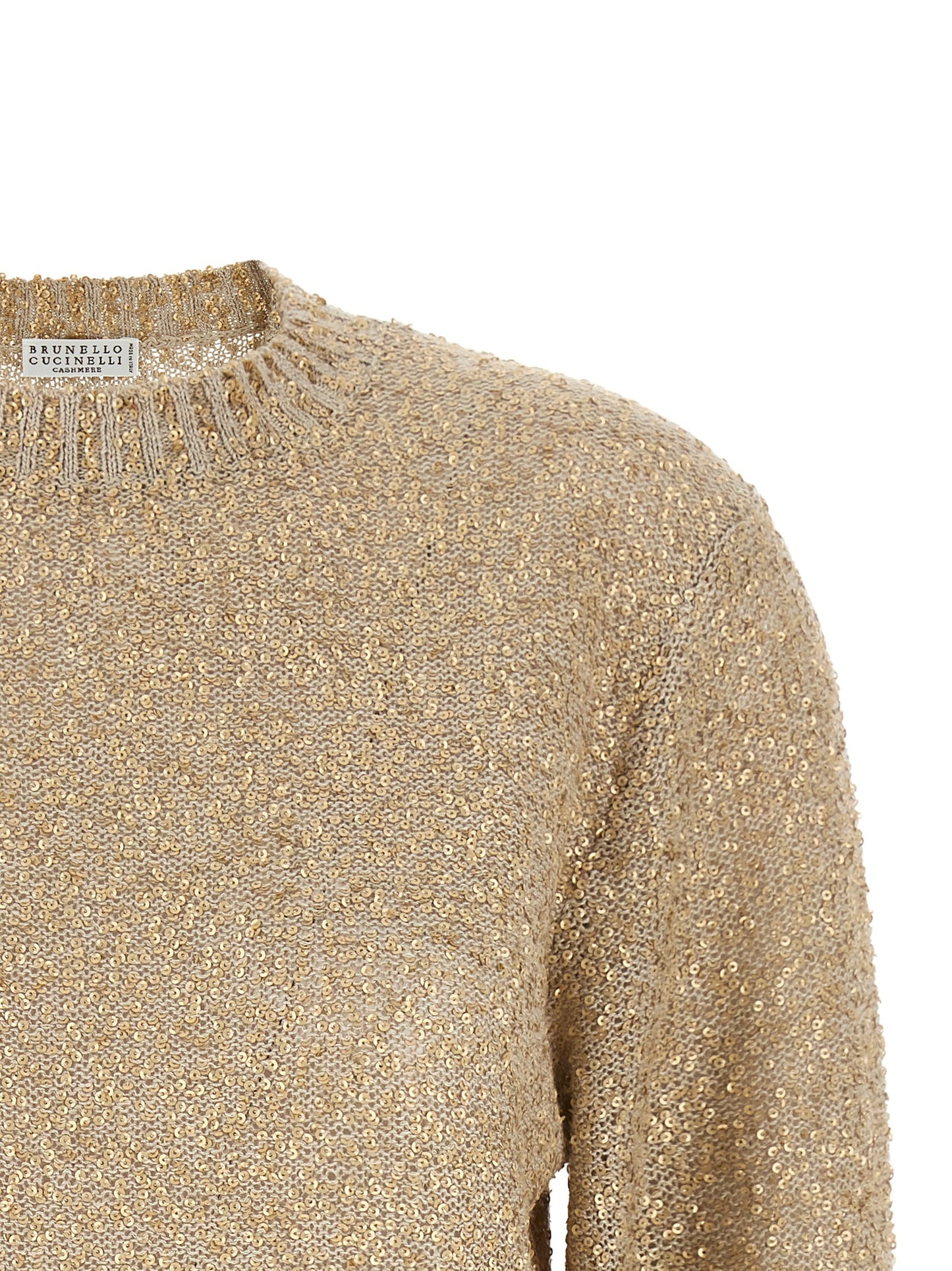 Brunello Cucinelli Women Micro Sequin Sweater BRUNELLO CUCINELLI