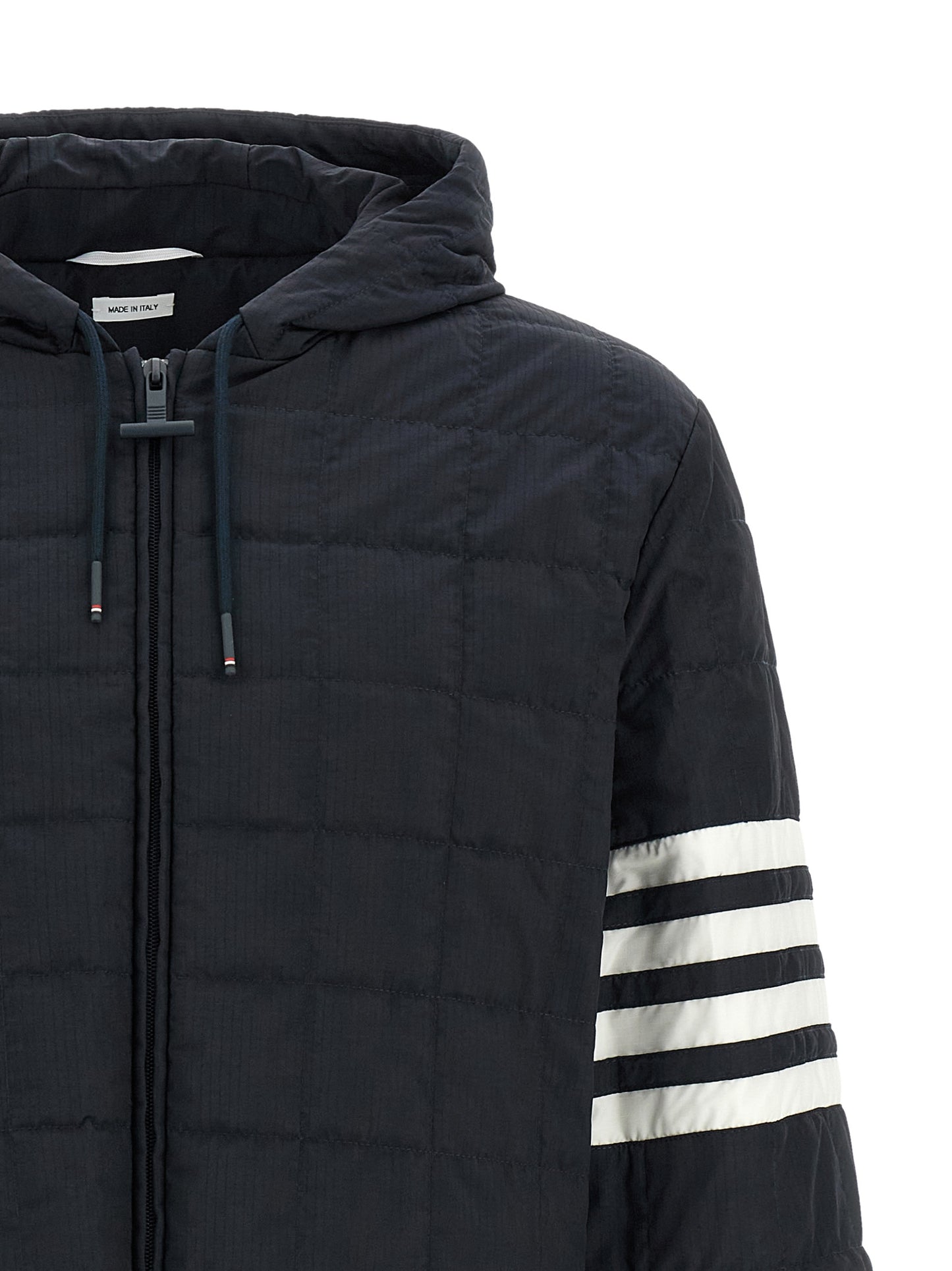 Thom Browne Men '4Bar' Ripstop Shiny Jacket THOM BROWNE