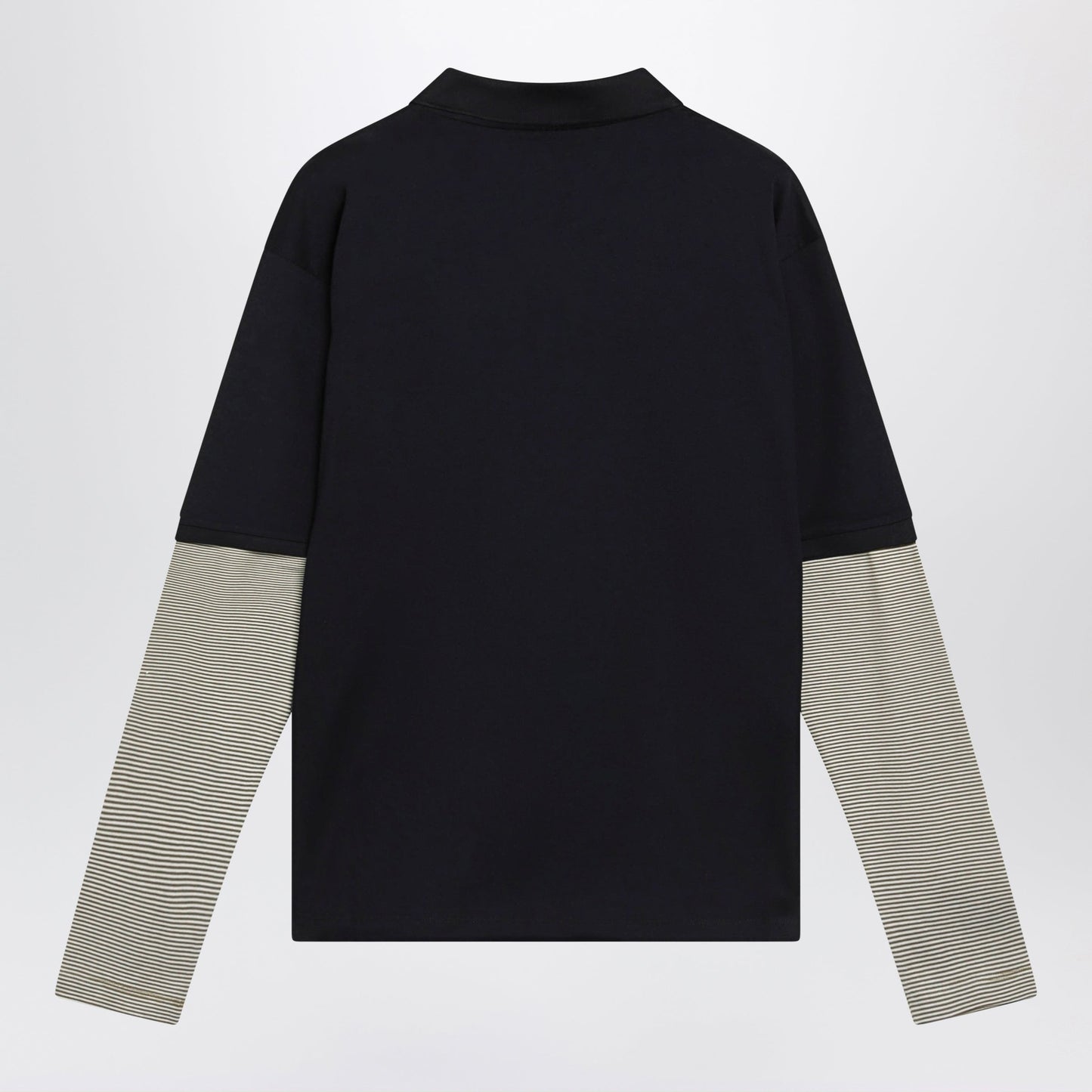 Miu Miu Blue/Olive Cotton Jersey Polo Shirt Women MIU MIU