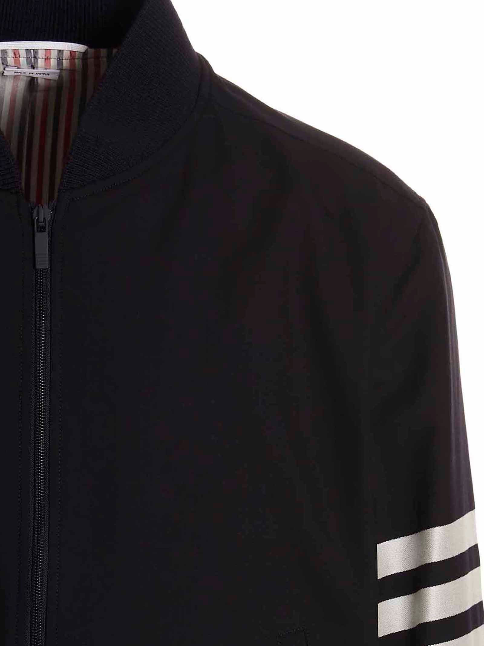 Thom Browne Men Bomber '4 Bar' THOM BROWNE