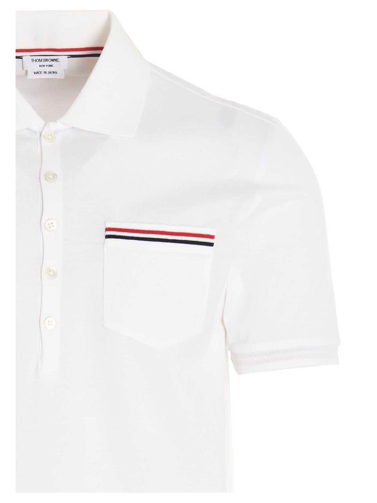 Thom Browne Men Rwb Polo Shirt THOM BROWNE