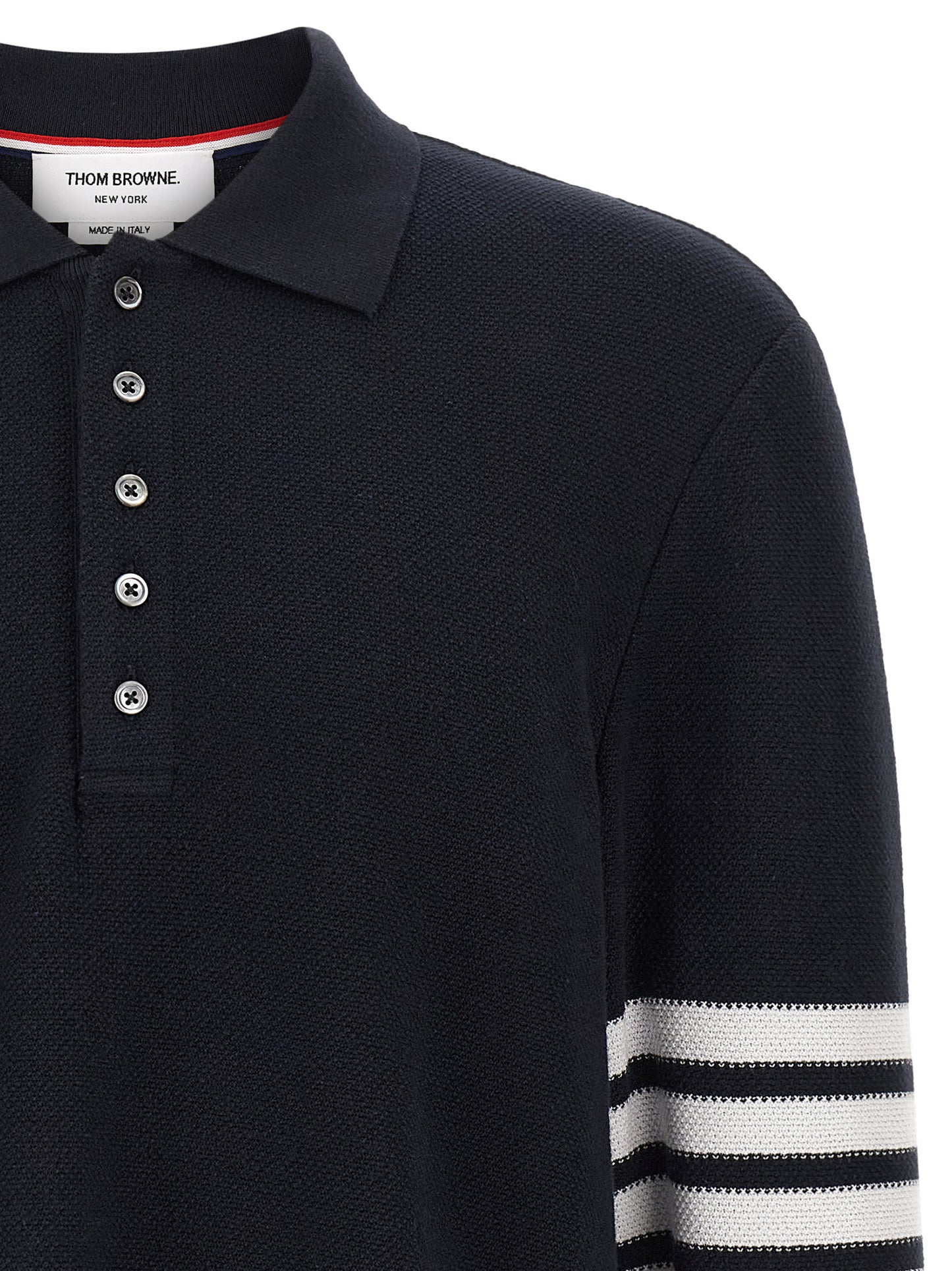 Thom Browne Men '4 Bar' Polo Shirt THOM BROWNE