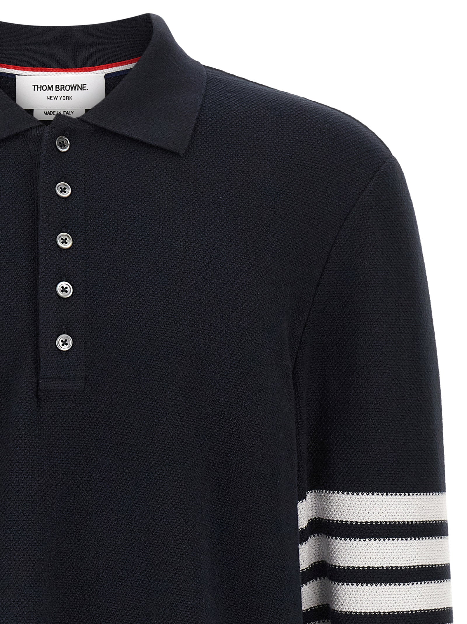 Thom Browne Men '4 Bar' Polo Shirt THOM BROWNE