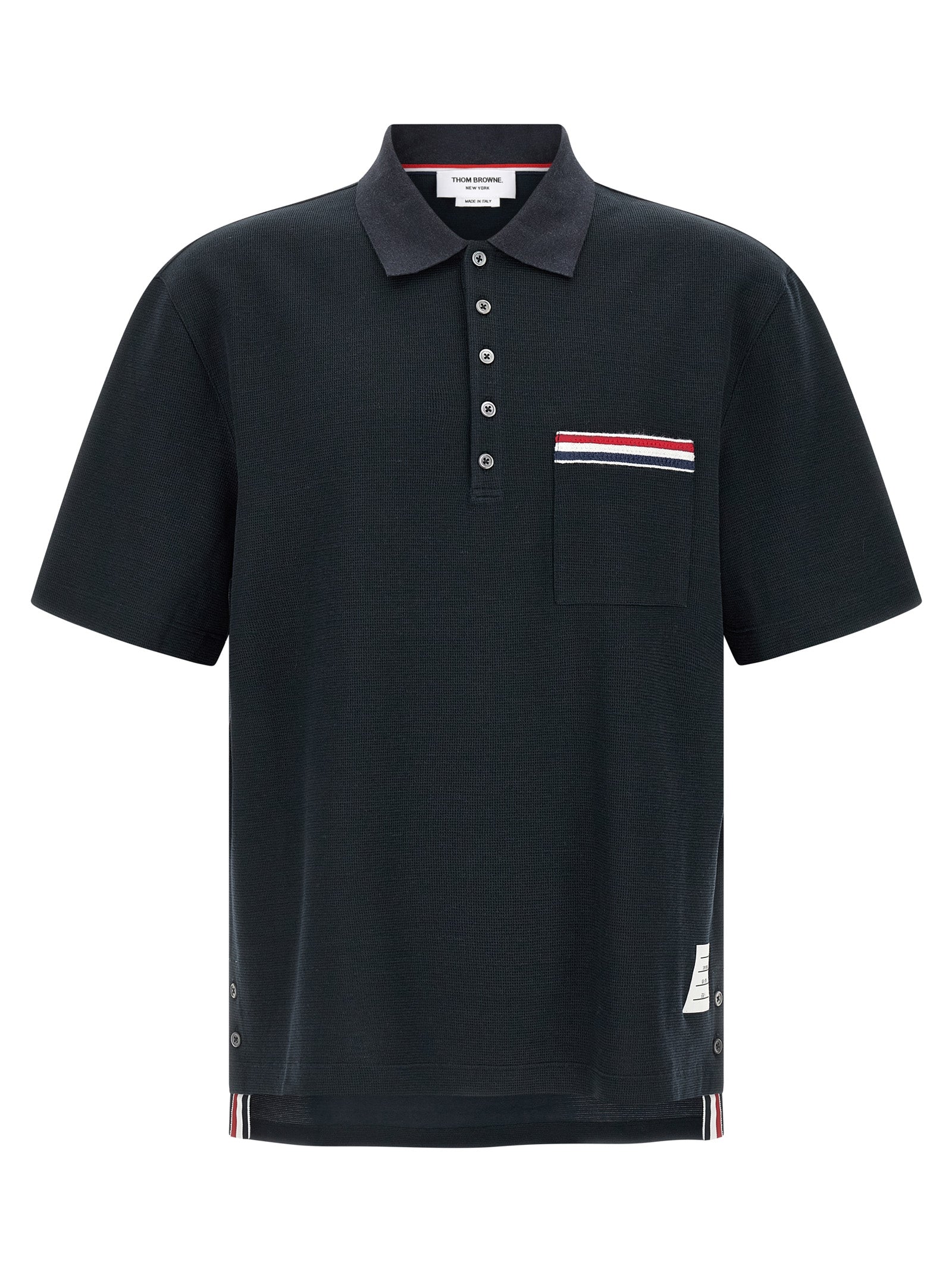 Thom Browne Men 'Nastro Rwb' Polo Shirt THOM BROWNE