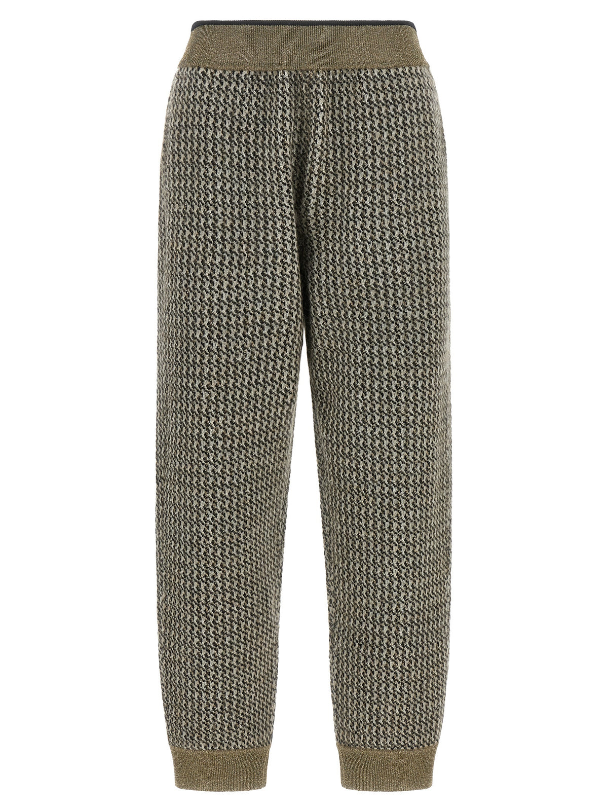 Brunello Cucinelli Women 'Track' Houndstooth Pants BRUNELLO CUCINELLI