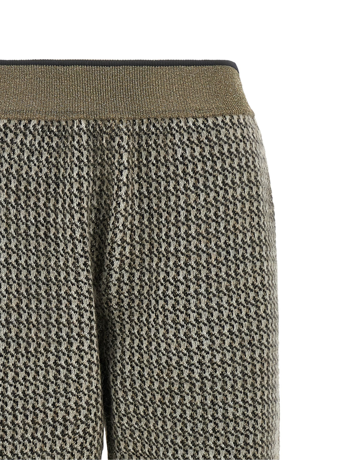 Brunello Cucinelli Women 'Track' Houndstooth Pants BRUNELLO CUCINELLI