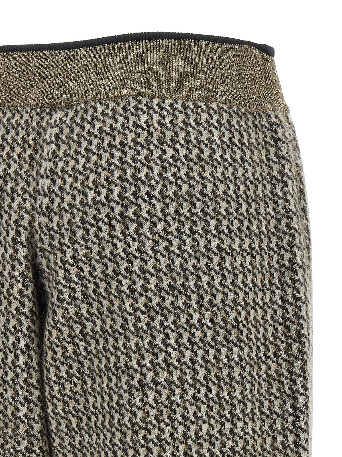 Brunello Cucinelli Women 'Track' Houndstooth Pants BRUNELLO CUCINELLI