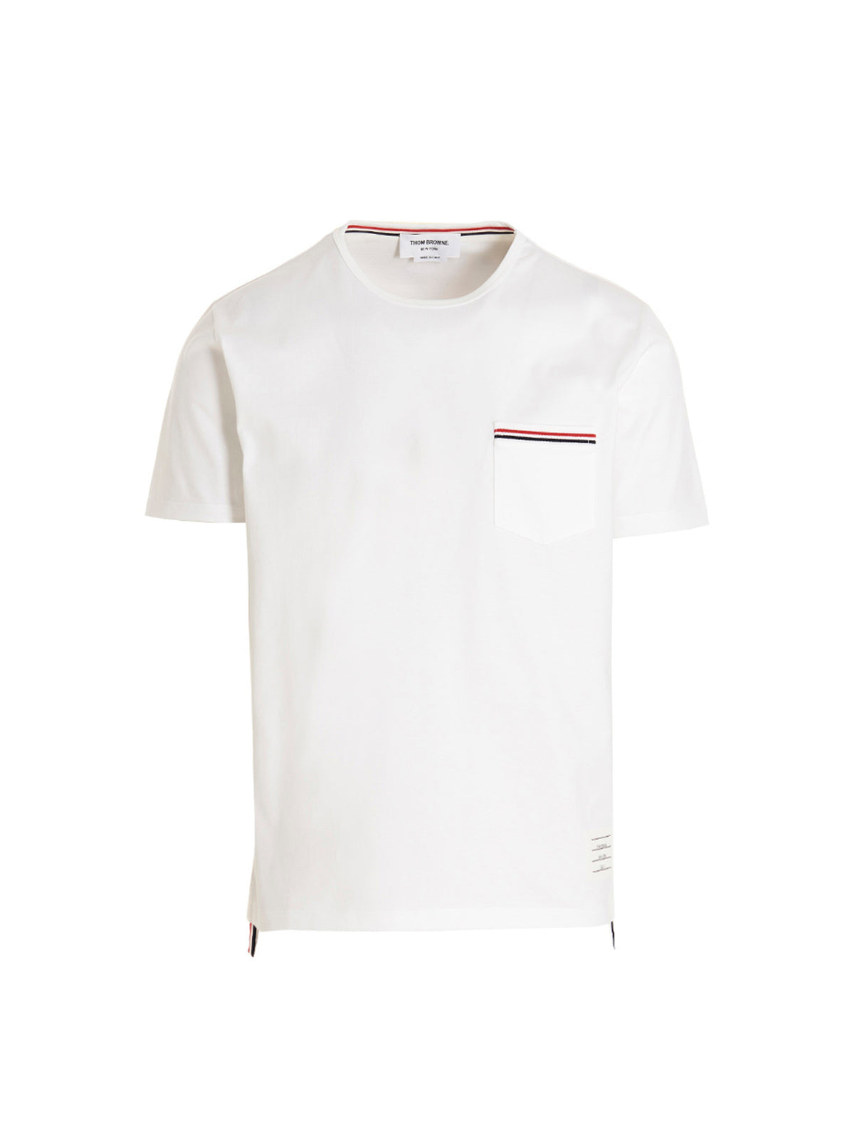 Thom Browne Men Logo Band Jersey T-Shirt THOM BROWNE