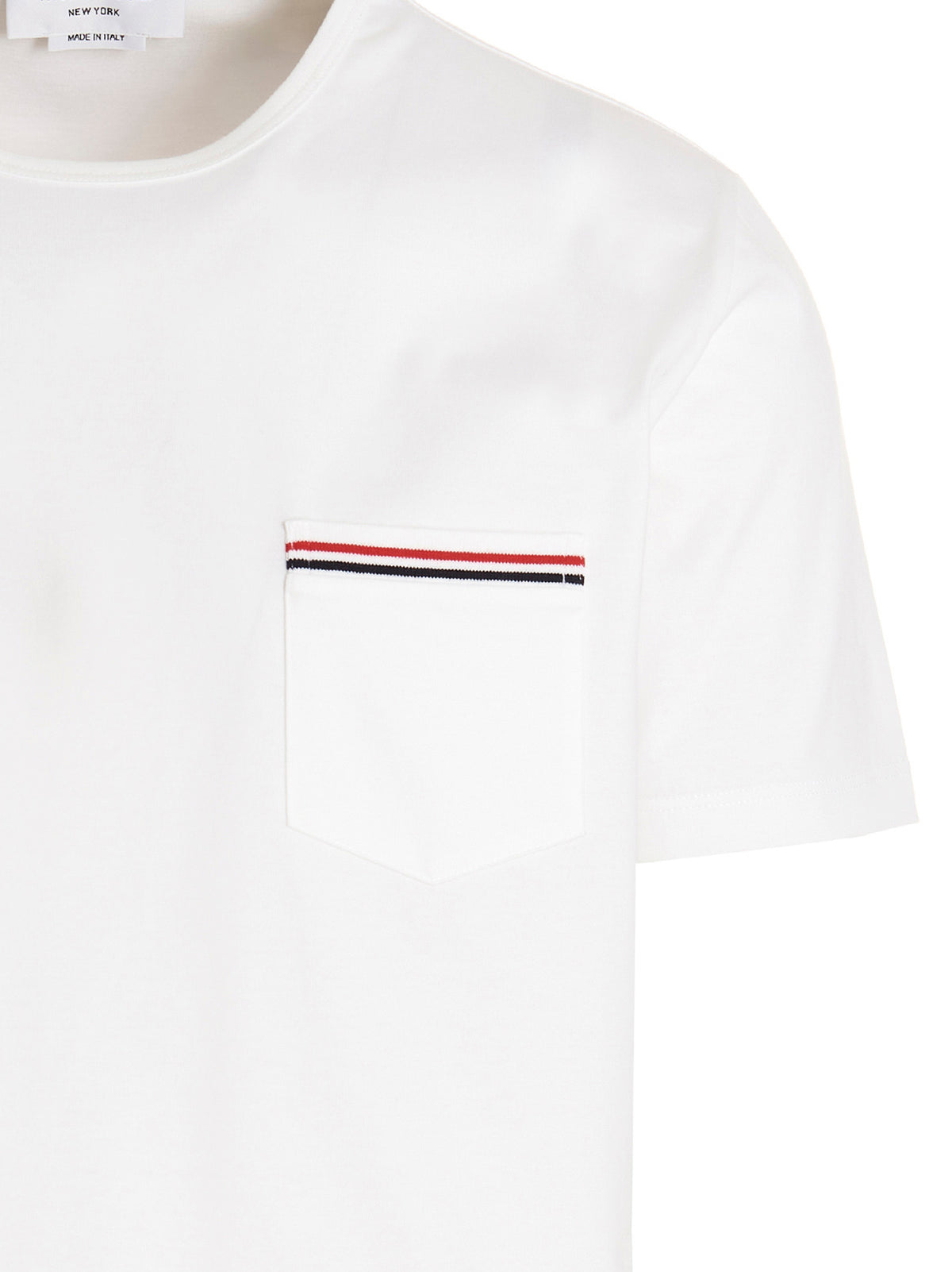 Thom Browne Men Logo Band Jersey T-Shirt THOM BROWNE