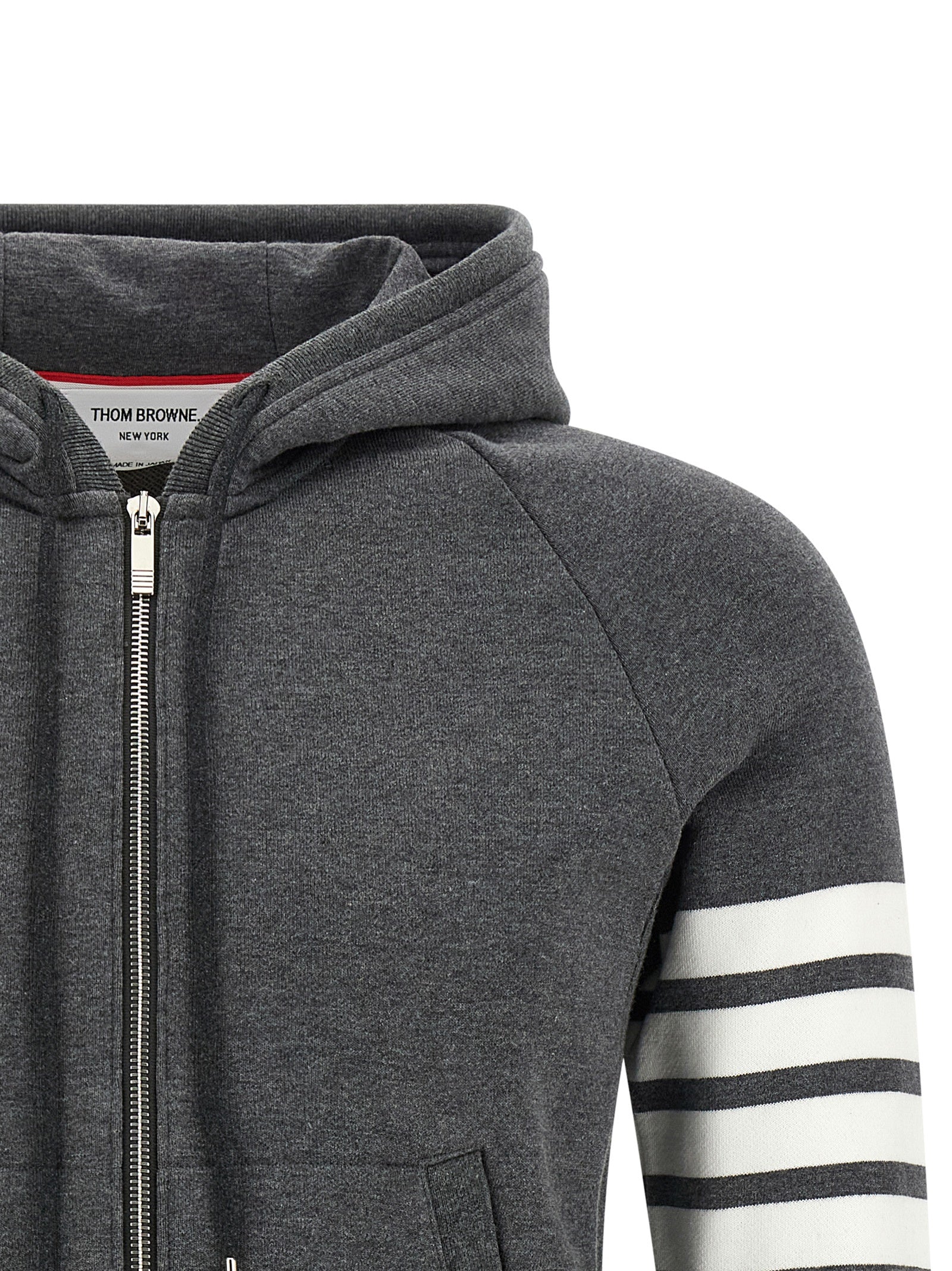 Thom Browne Men '4Bar' Hoodie THOM BROWNE