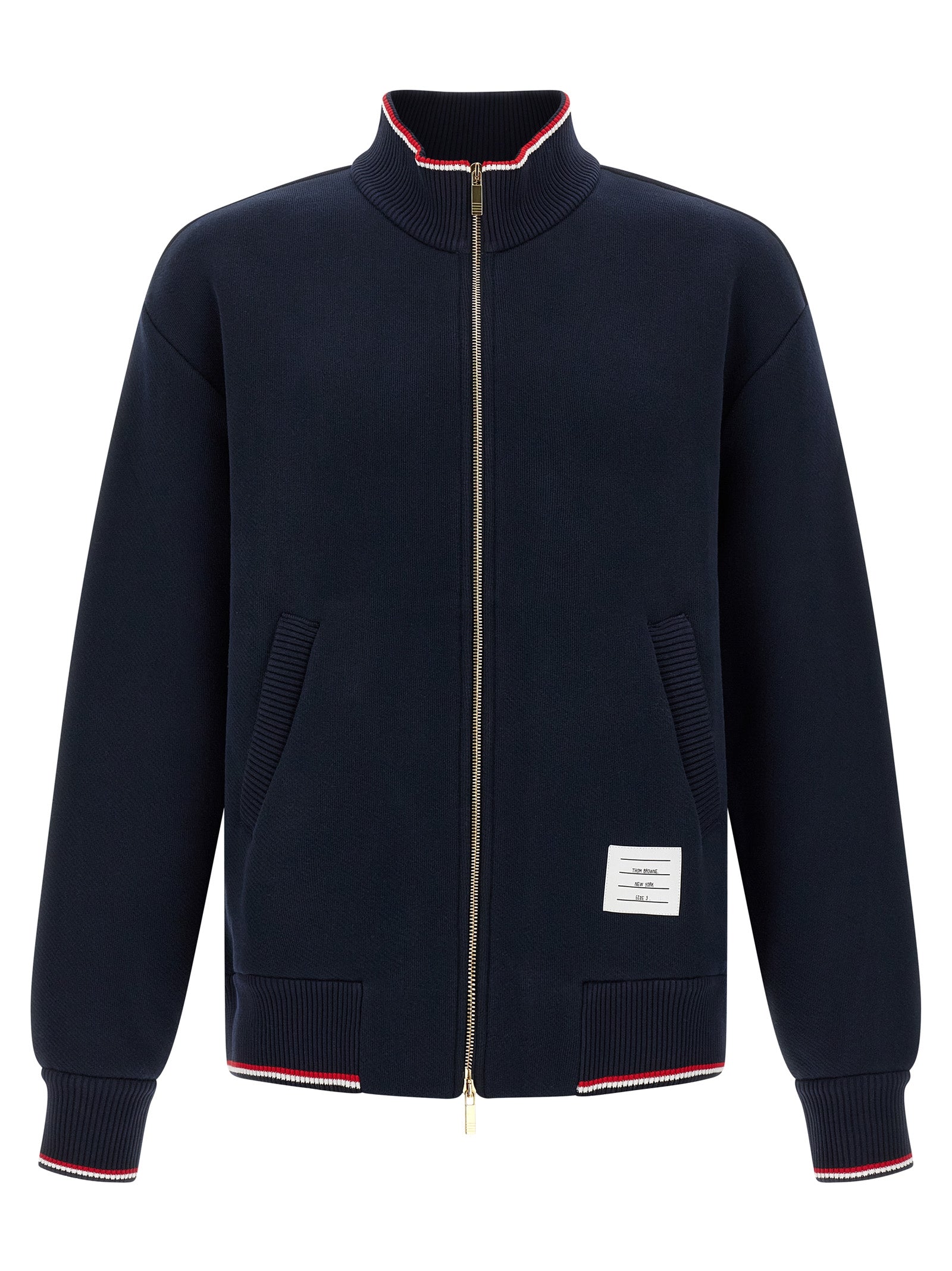 Thom Browne Men Rwb Piping Sweatshirt THOM BROWNE