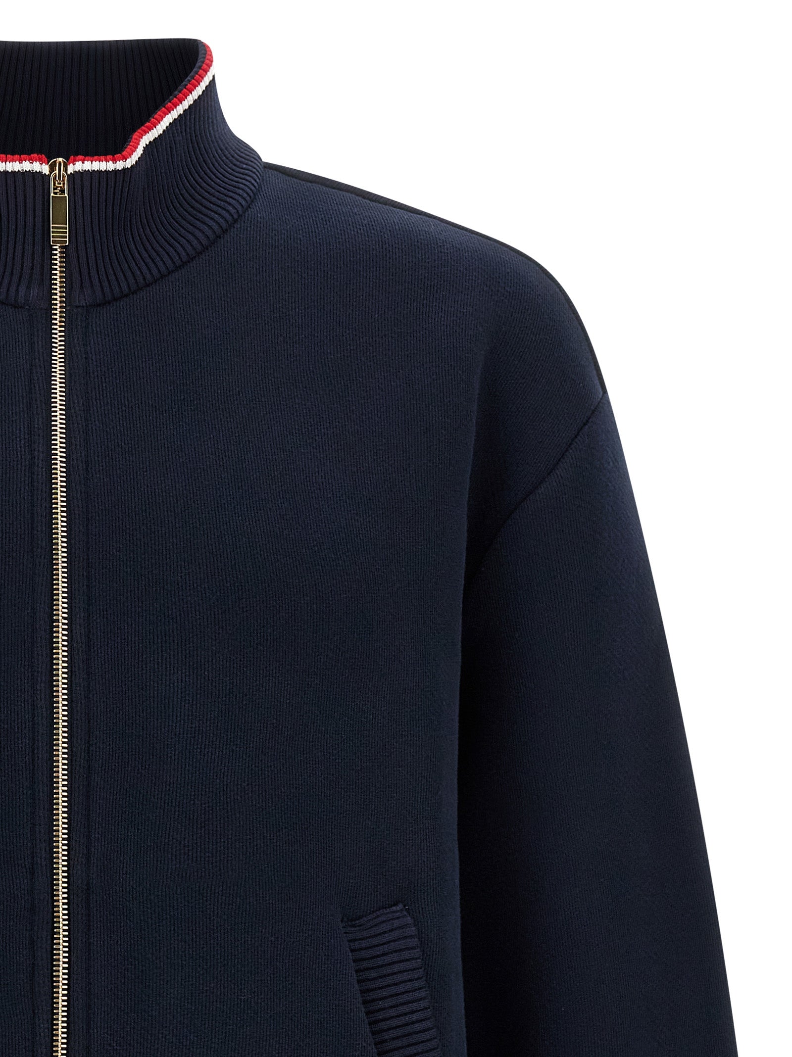 Thom Browne Men Rwb Piping Sweatshirt THOM BROWNE