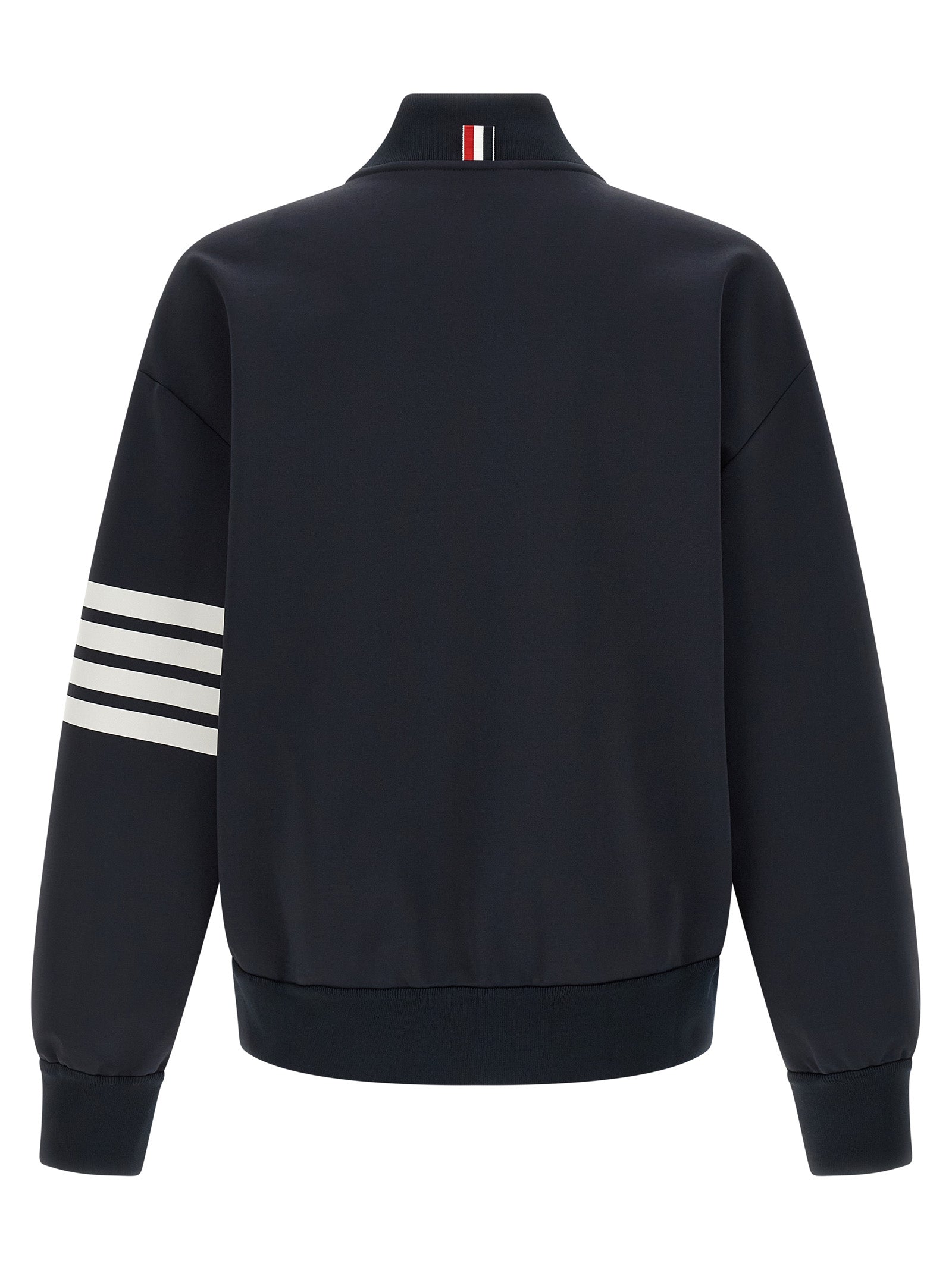 Thom Browne Men Tech Viscose Bomber Jacket THOM BROWNE