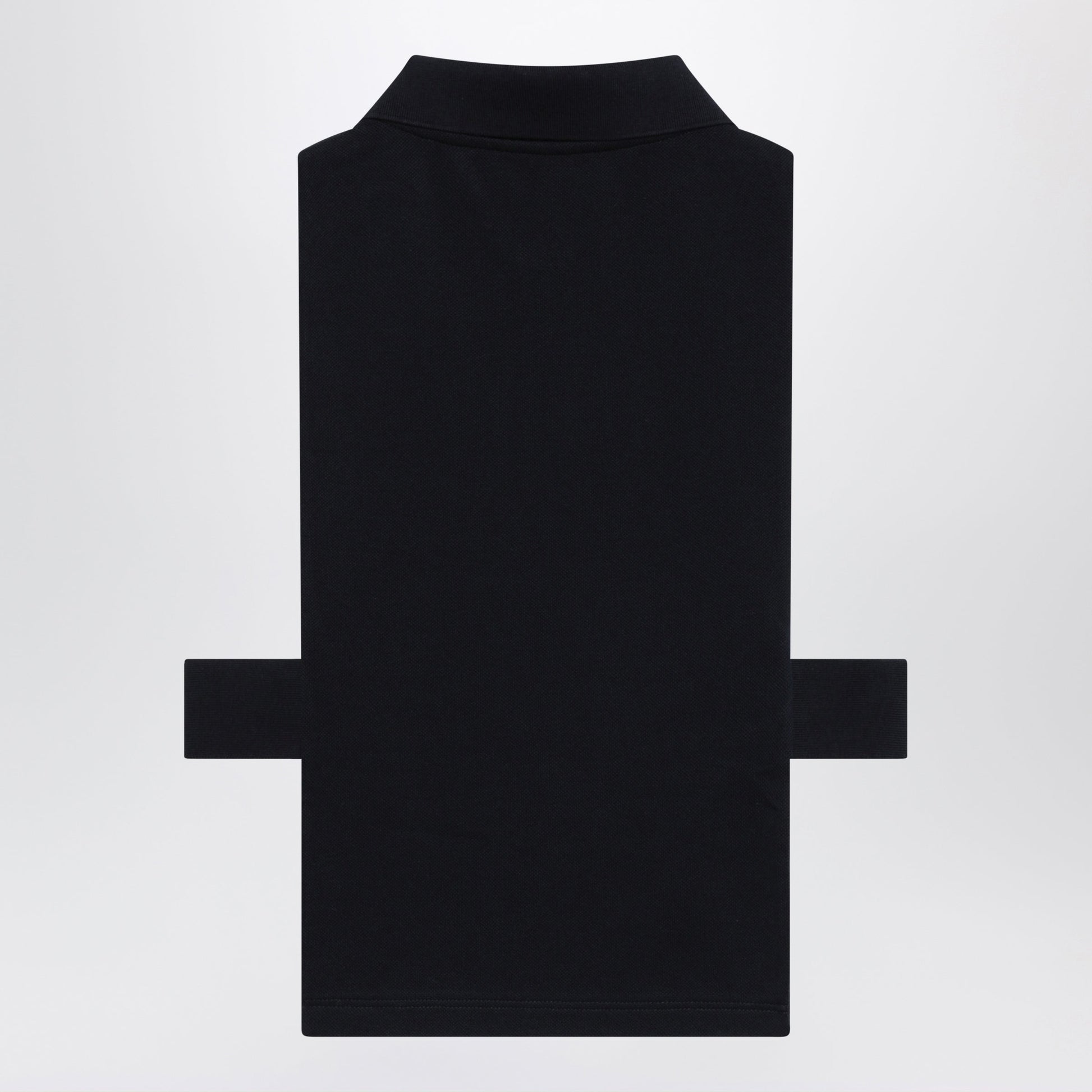 Miu Miu Blue Pique Top With Logo Women MIU MIU