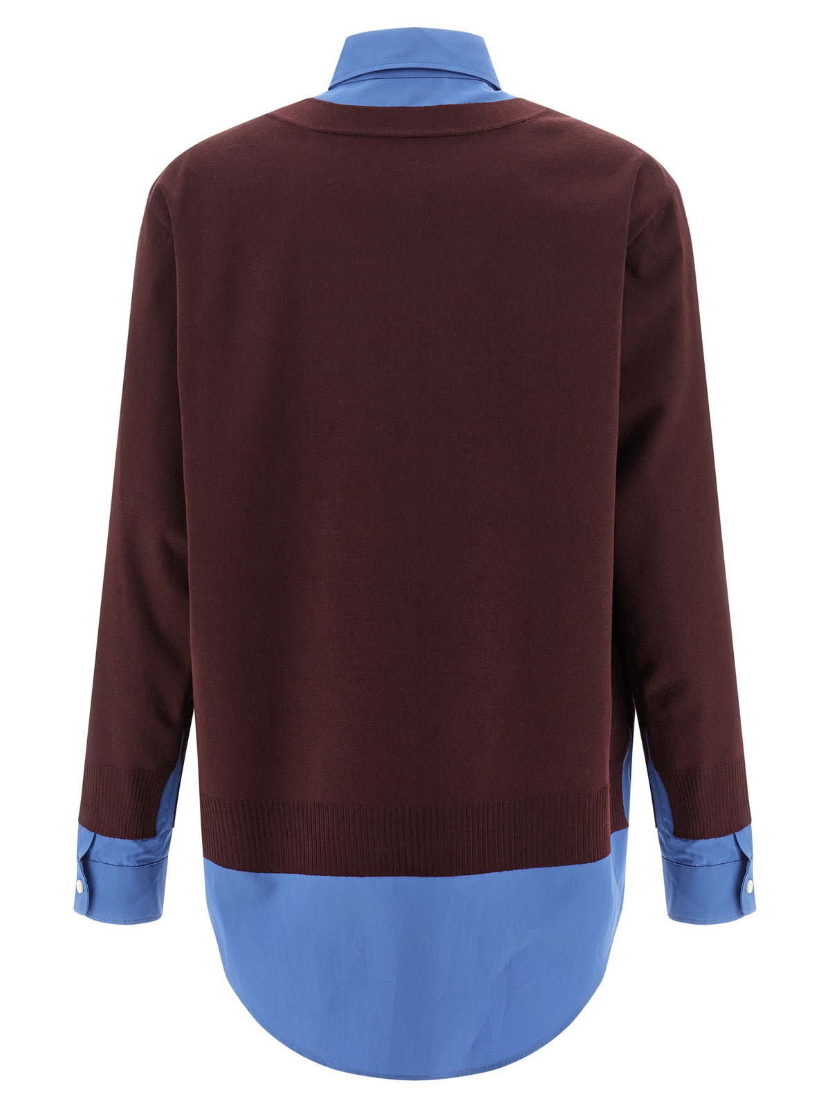 Miu Miu Women Poplin And Cashmere Shirt MIU MIU