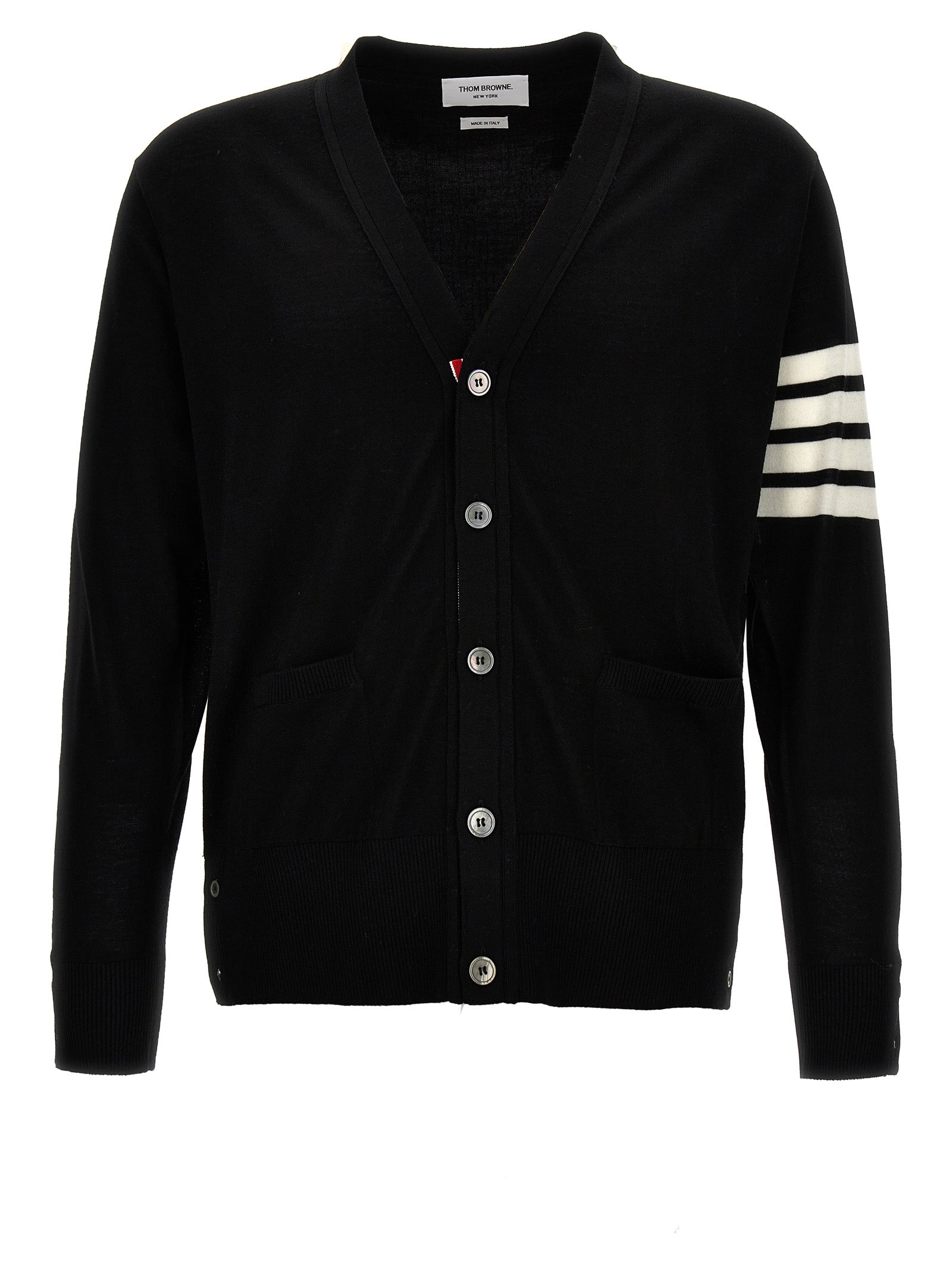 Thom Browne Men Merino Wool Cardigan THOM BROWNE