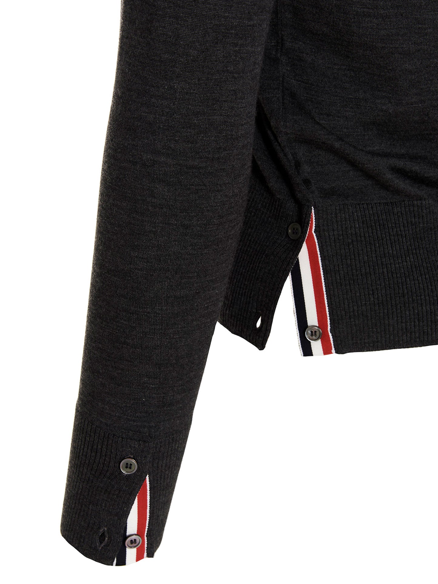 Thom Browne Men Merino Wool Cardigan THOM BROWNE