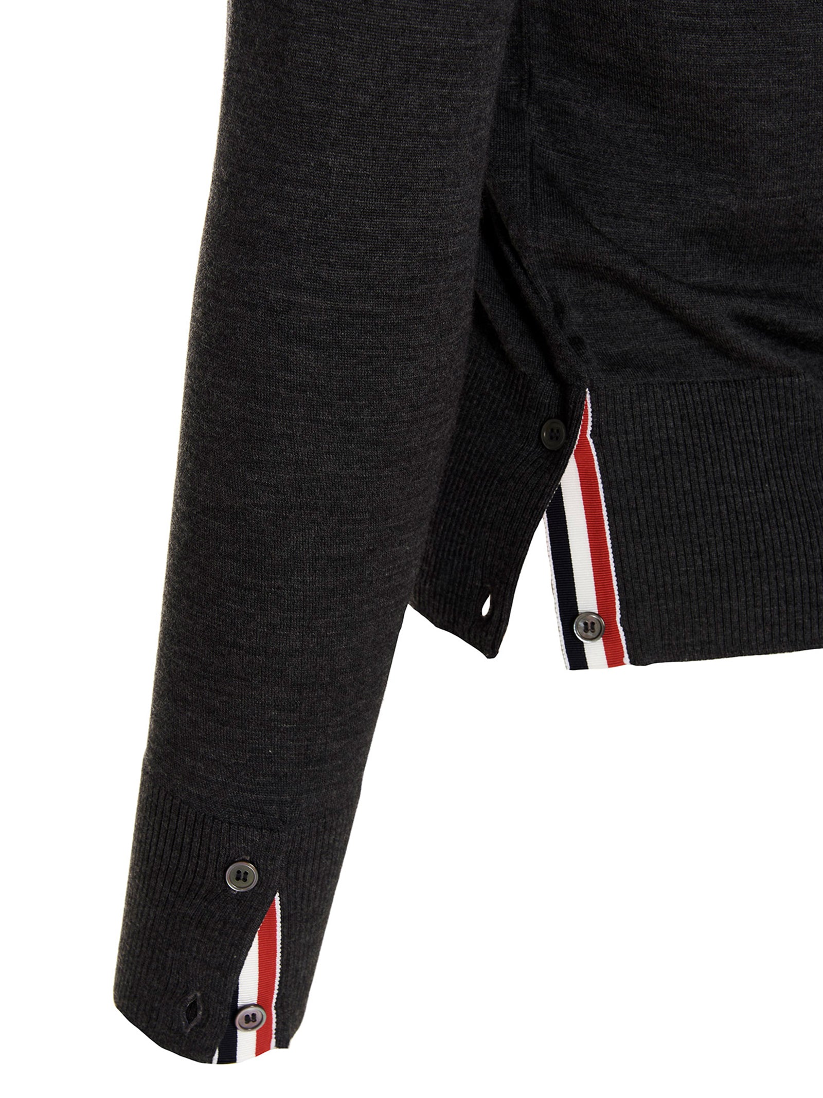 Thom Browne Men Merino Wool Cardigan THOM BROWNE
