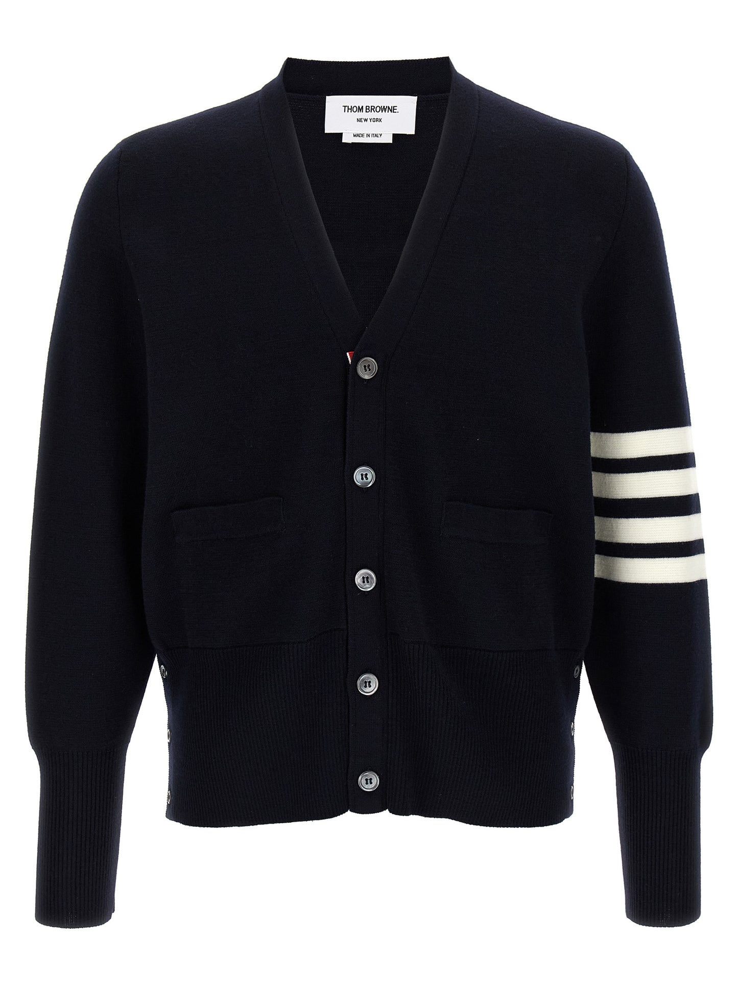 Thom Browne Men '4-Bar' Wool Cardigan THOM BROWNE