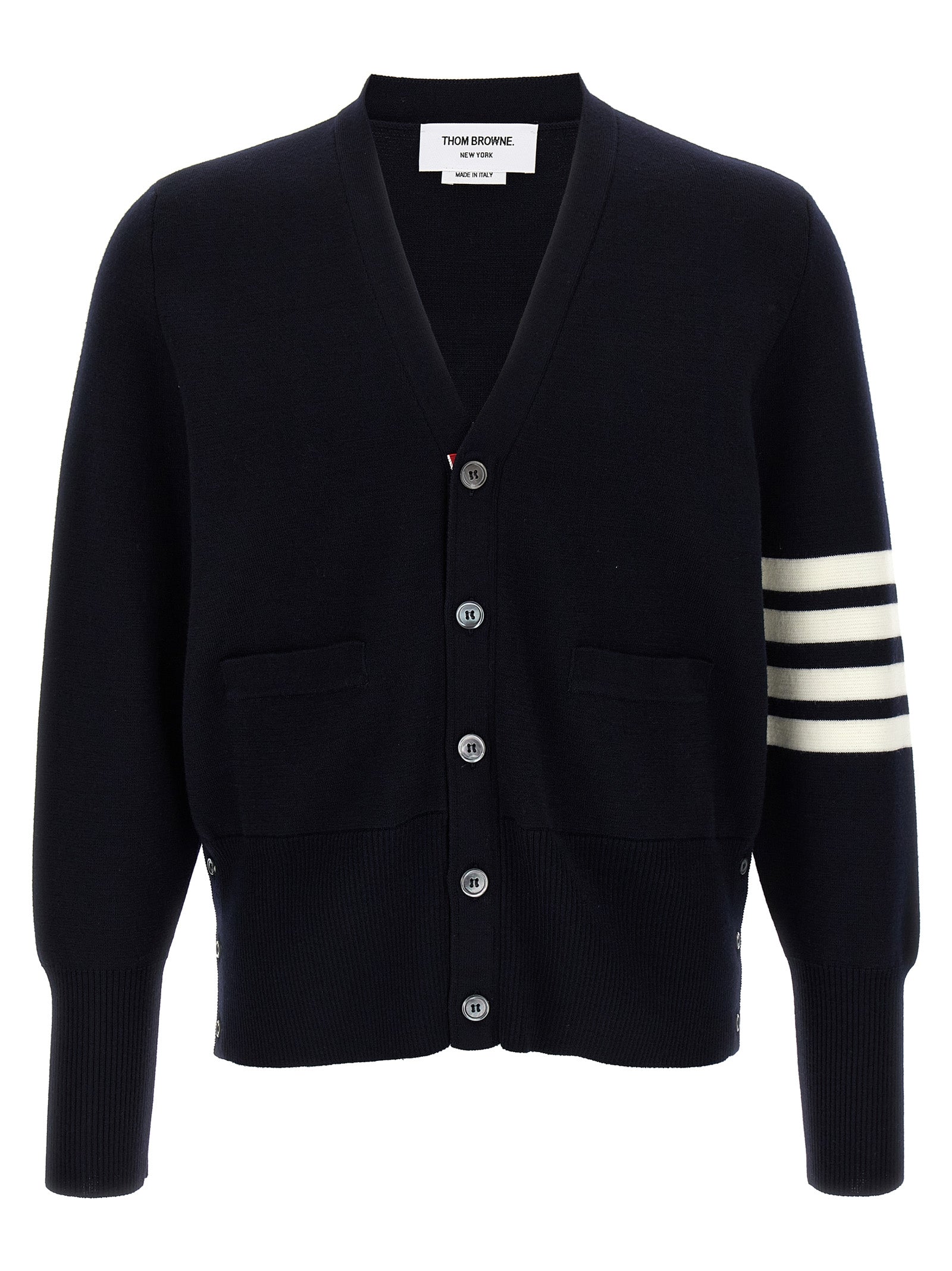 Thom Browne Men '4-Bar' Wool Cardigan THOM BROWNE